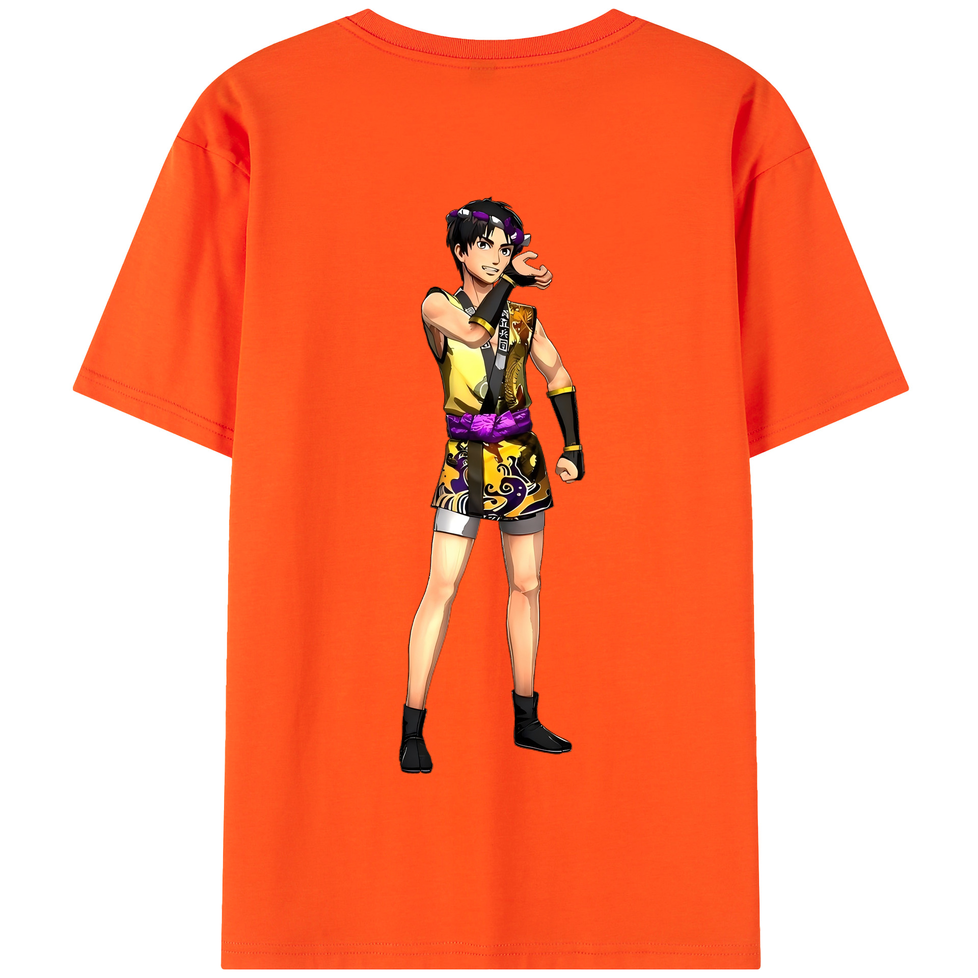 （画像用） 進撃の巨人 リヴァイ·アッカーマン Attack on Titan Levi Ackerman 綿100％半袖Tシャツ（背面プリント）