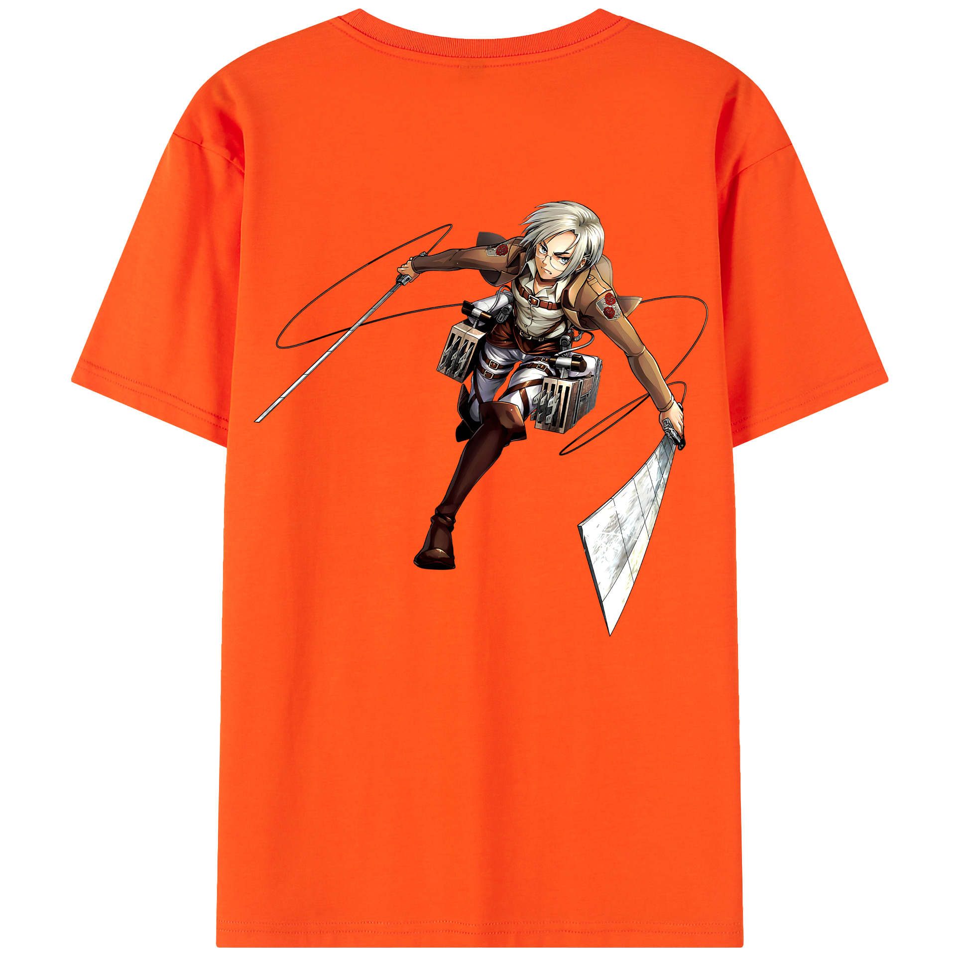 （画像用）  綿100％半袖Tシャツ（背面プリント）