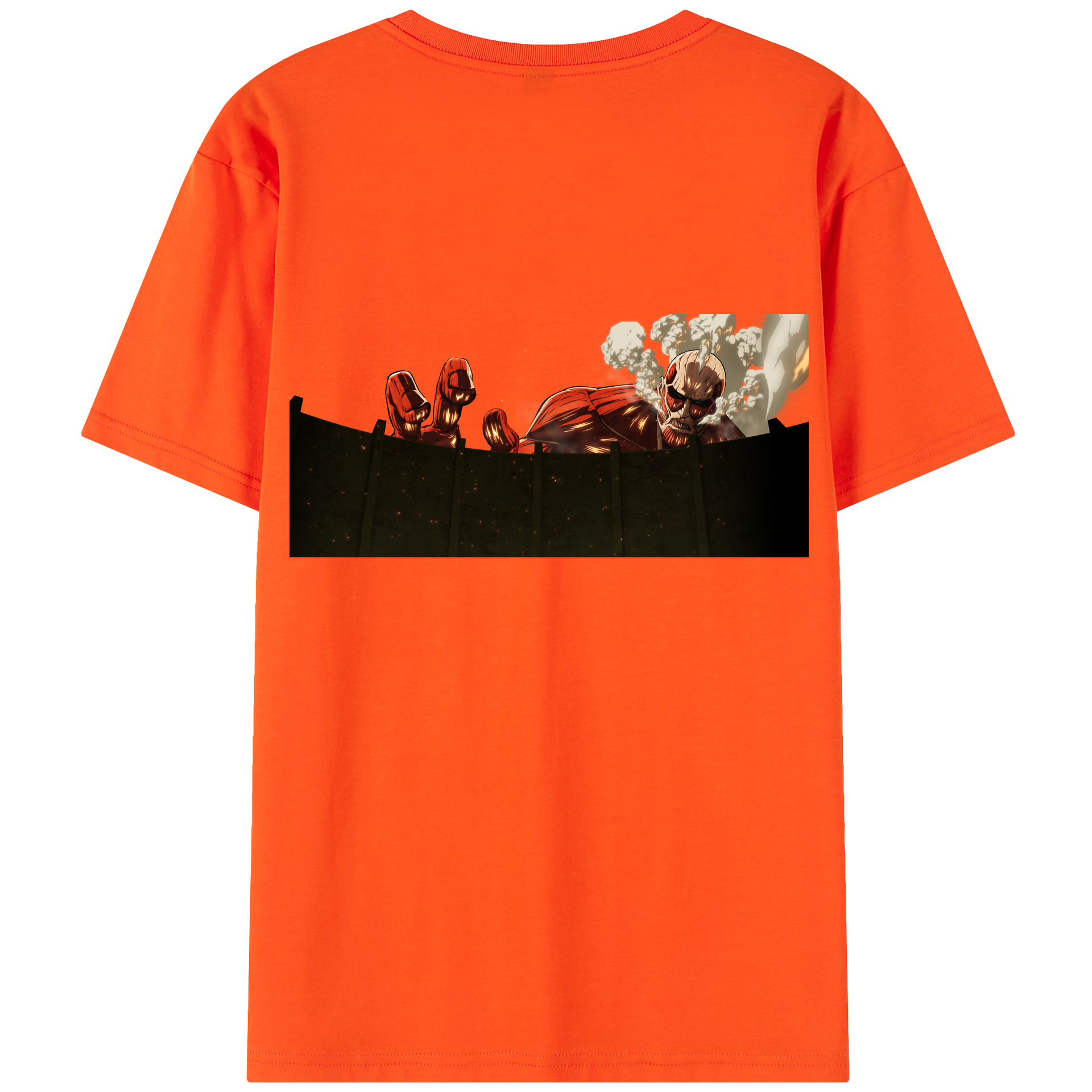 （画像用） 進撃の巨人 Attack on Titan 綿100％半袖Tシャツ（背面プリント）