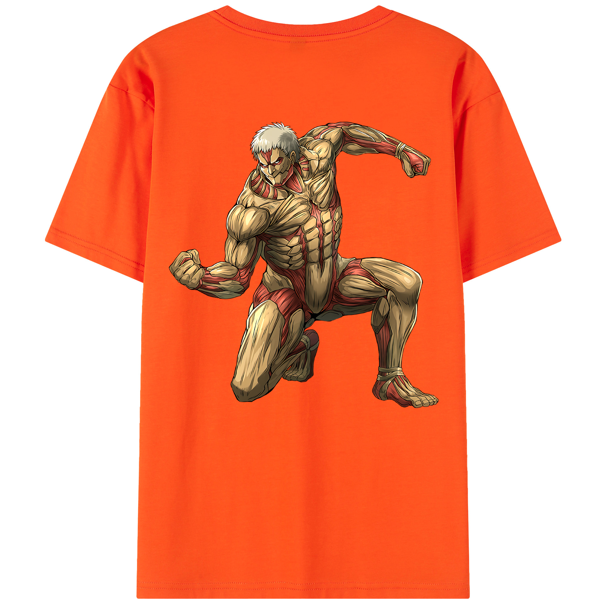 （画像用） 進撃の巨人 Attack on Titan 綿100％半袖Tシャツ（背面プリント）