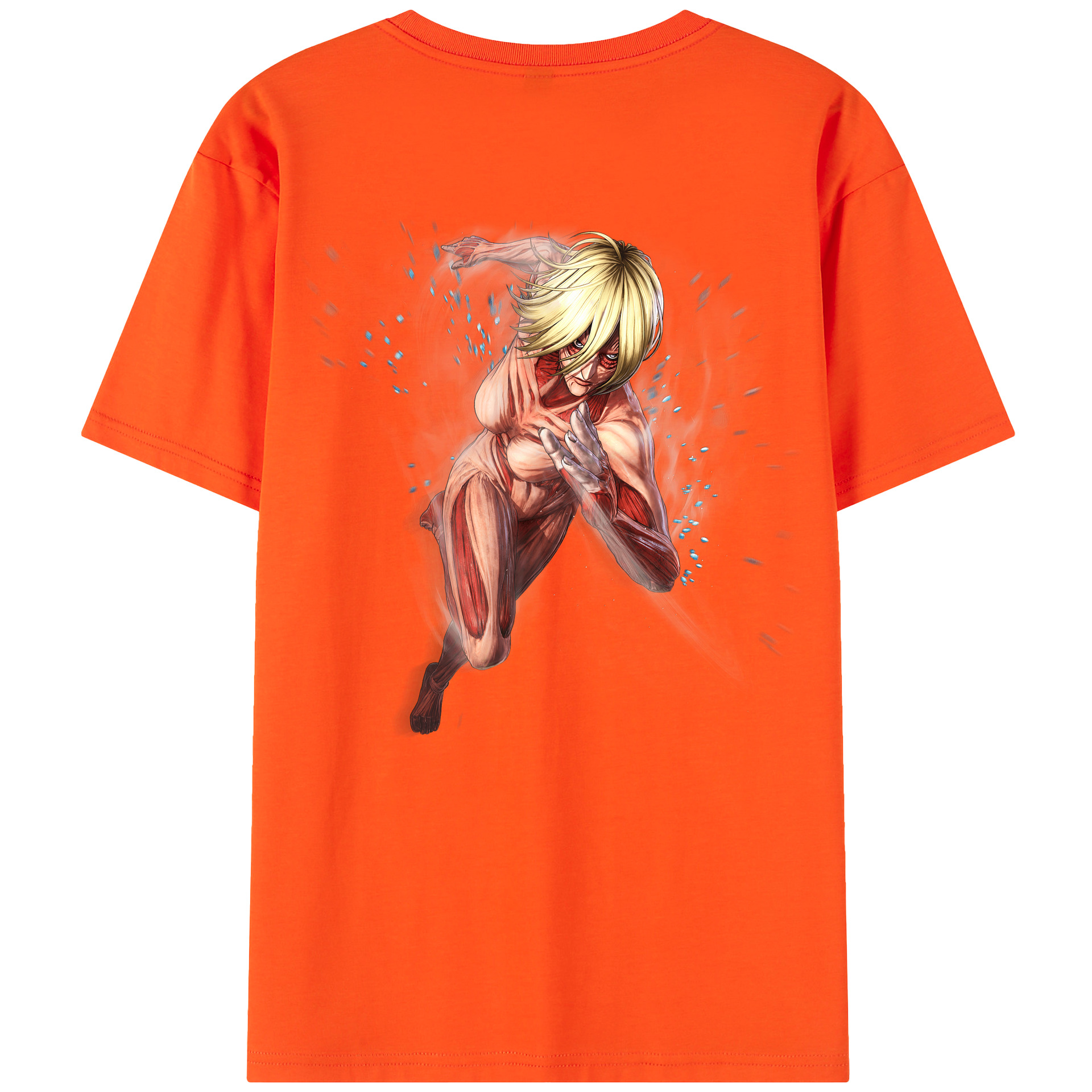 （画像用） 進撃の巨人 Attack on Titan 綿100％半袖Tシャツ（背面プリント）
