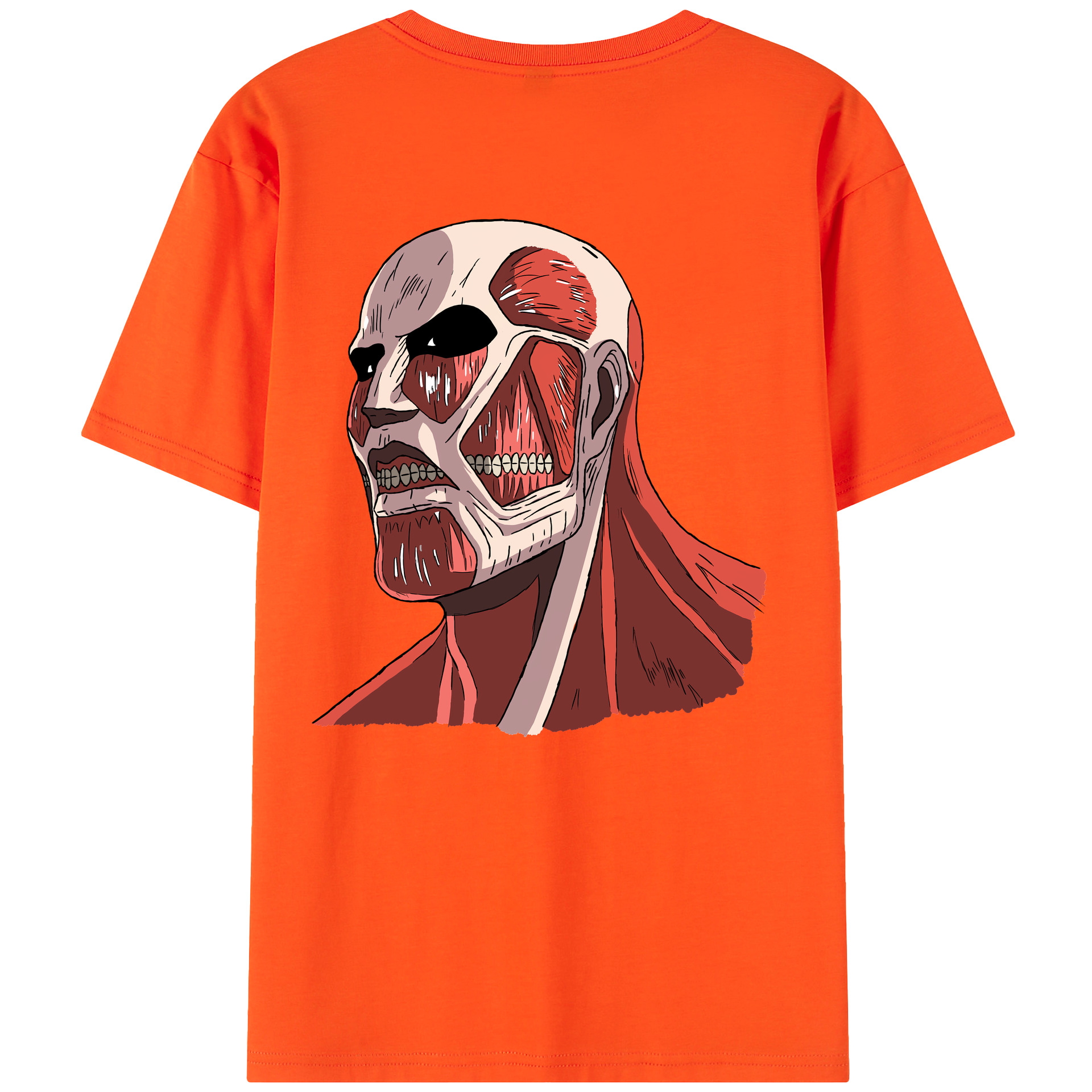 （画像用） 進撃の巨人 Attack on Titan 綿100％半袖Tシャツ（背面プリント）
