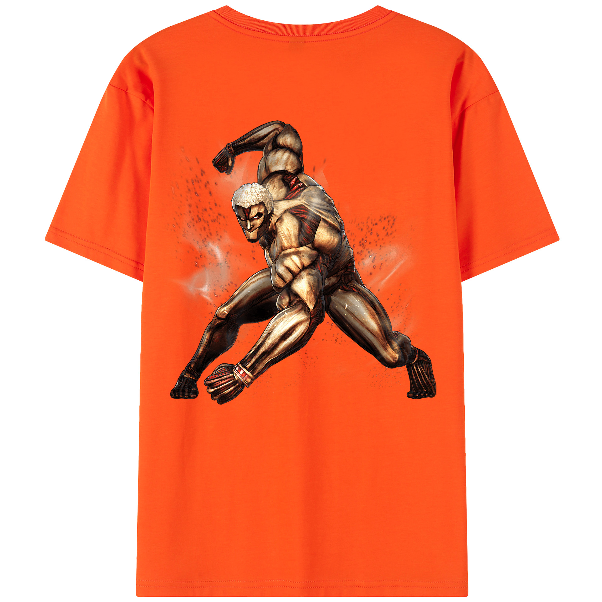（画像用） 進撃の巨人 Attack on Titan 綿100％半袖Tシャツ（背面プリント）