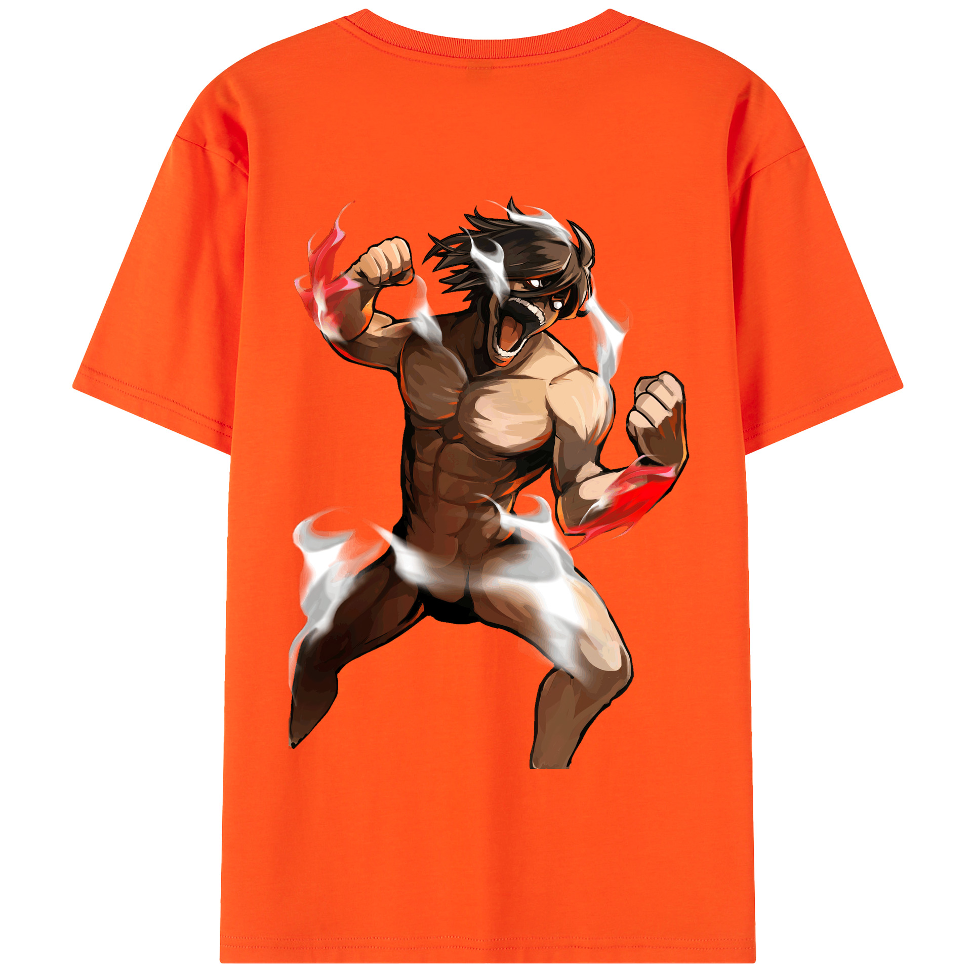 （画像用） 進撃の巨人 Attack on Titan 綿100％半袖Tシャツ（背面プリント）