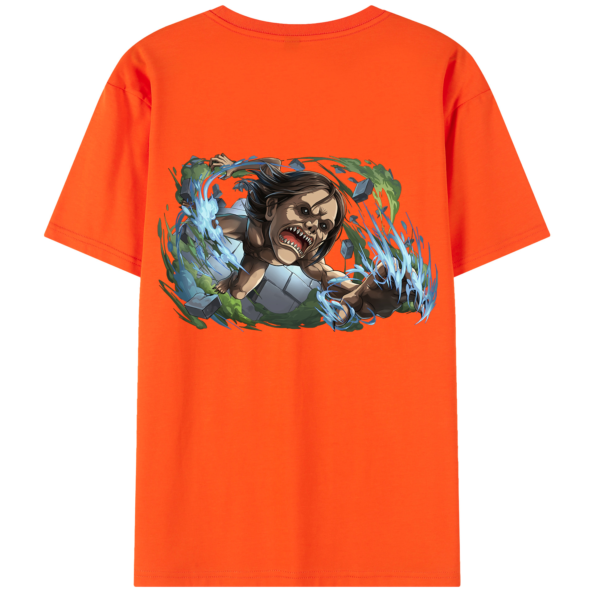 （画像用） 進撃の巨人 Attack on Titan 綿100％半袖Tシャツ（背面プリント）