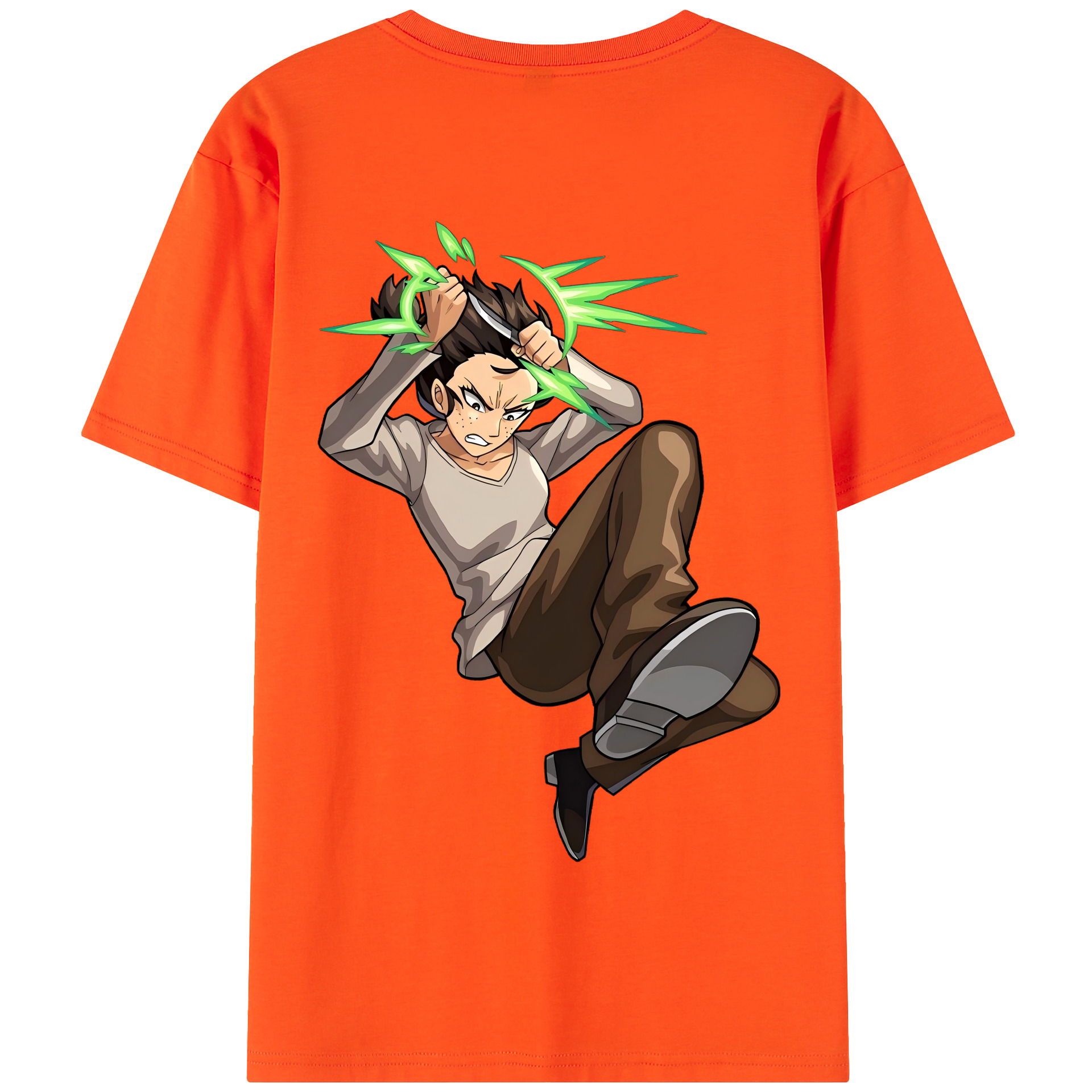（画像用） 進撃の巨人 Attack on Titan 綿100％半袖Tシャツ（背面プリント）