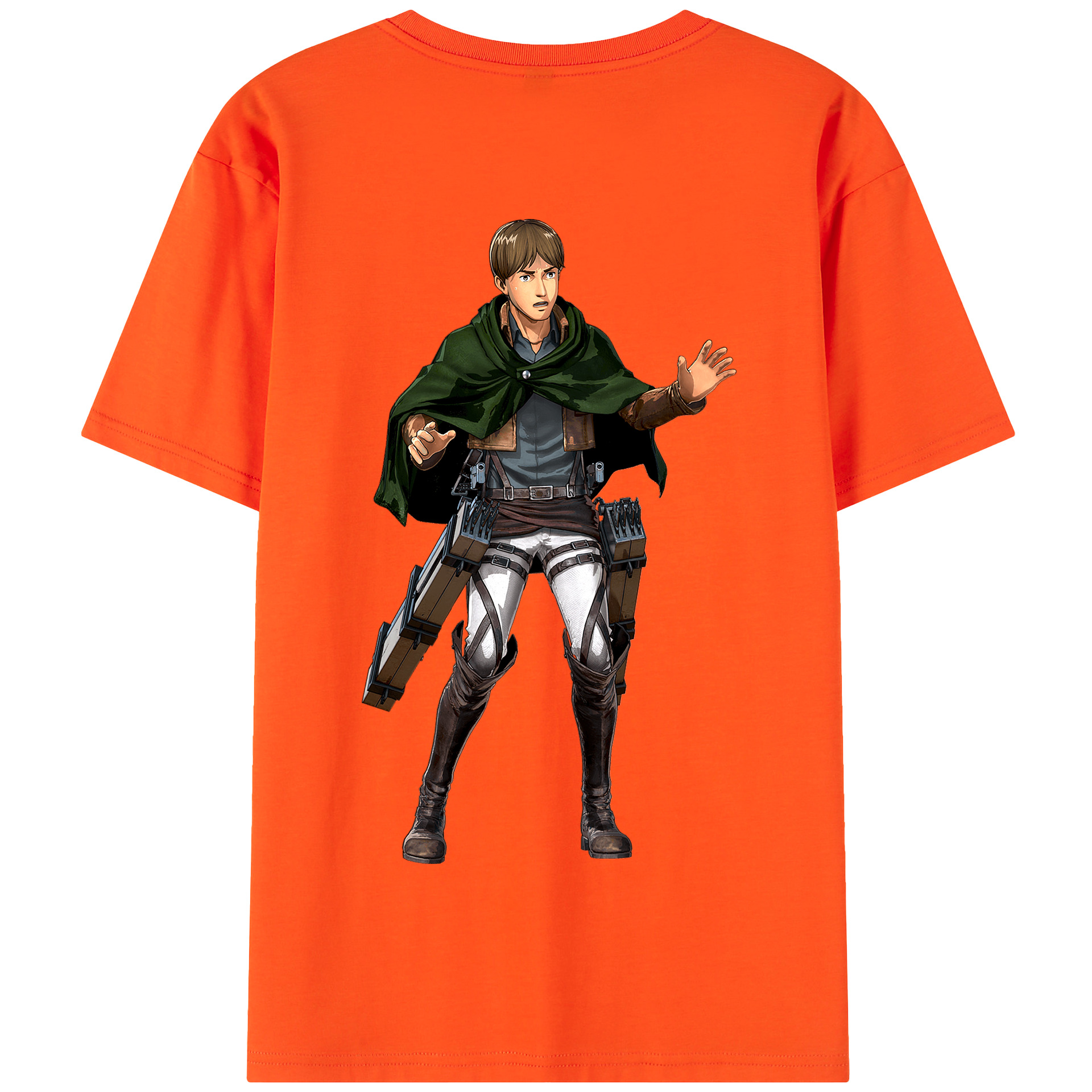 （画像用） 進撃の巨人 Attack on Titan 綿100％半袖Tシャツ（背面プリント）