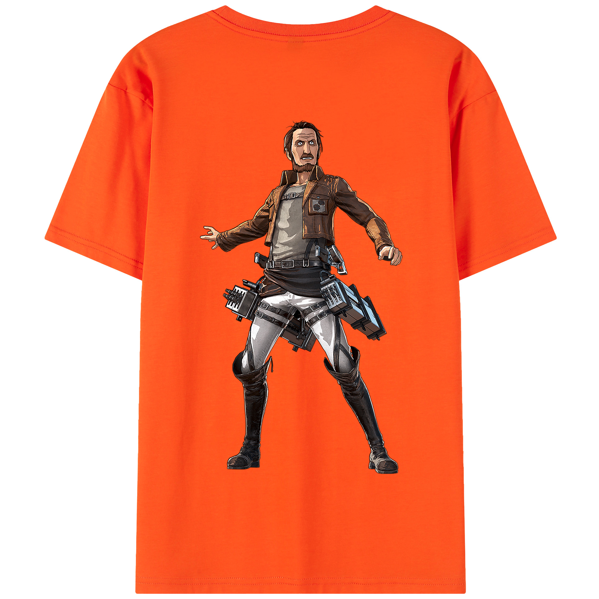 （画像用） 進撃の巨人 Attack on Titan 綿100％半袖Tシャツ（背面プリント）