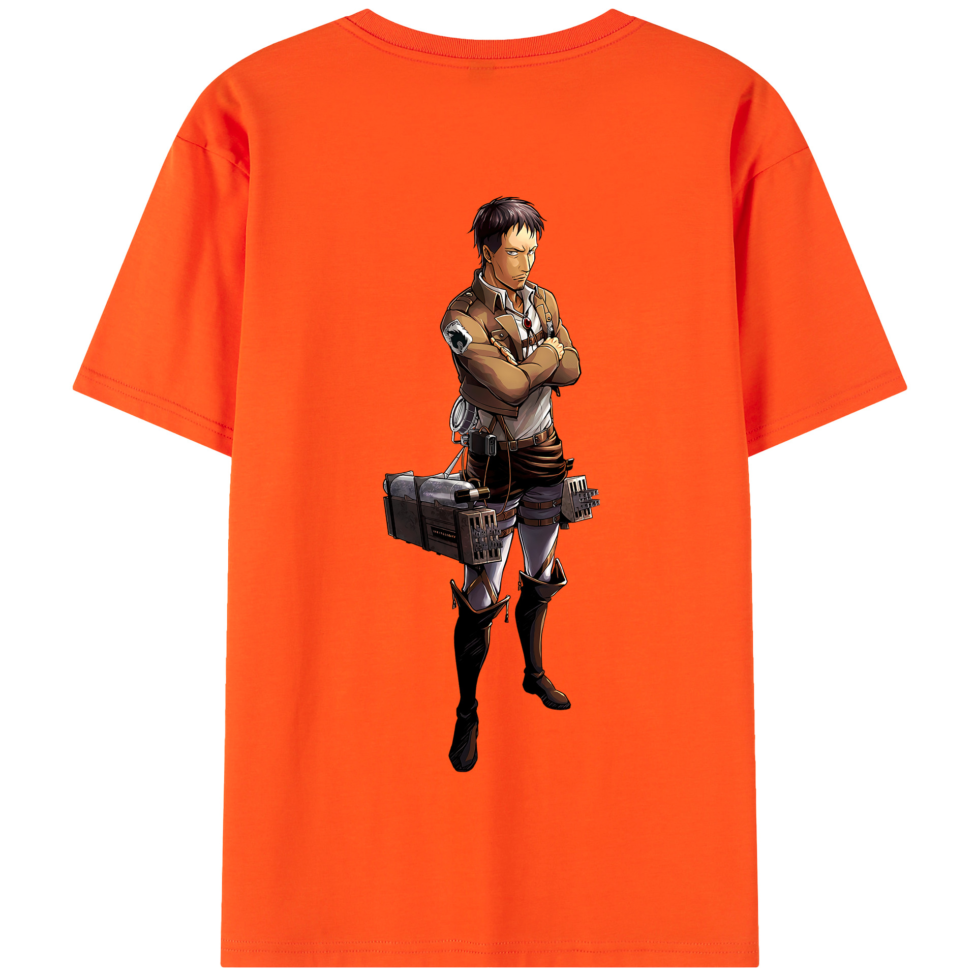 （画像用） 進撃の巨人 Attack on Titan 綿100％半袖Tシャツ（背面プリント）