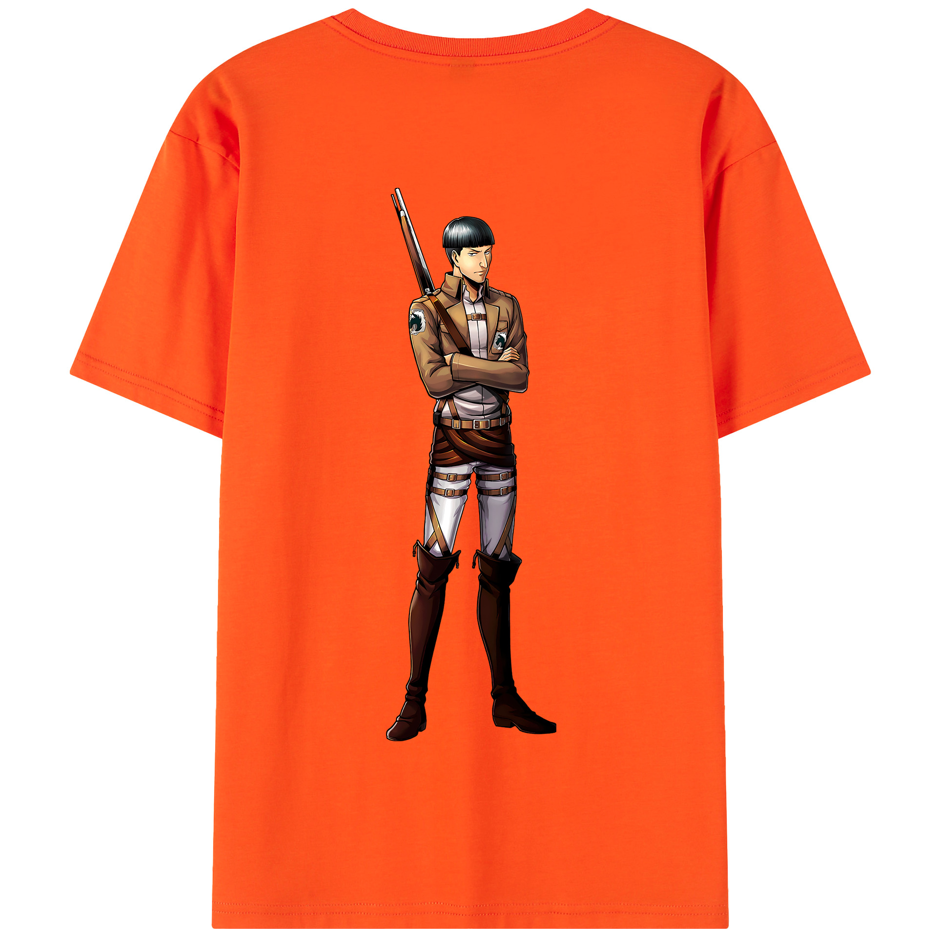 （画像用） 進撃の巨人 Attack on Titan 綿100％半袖Tシャツ（背面プリント）