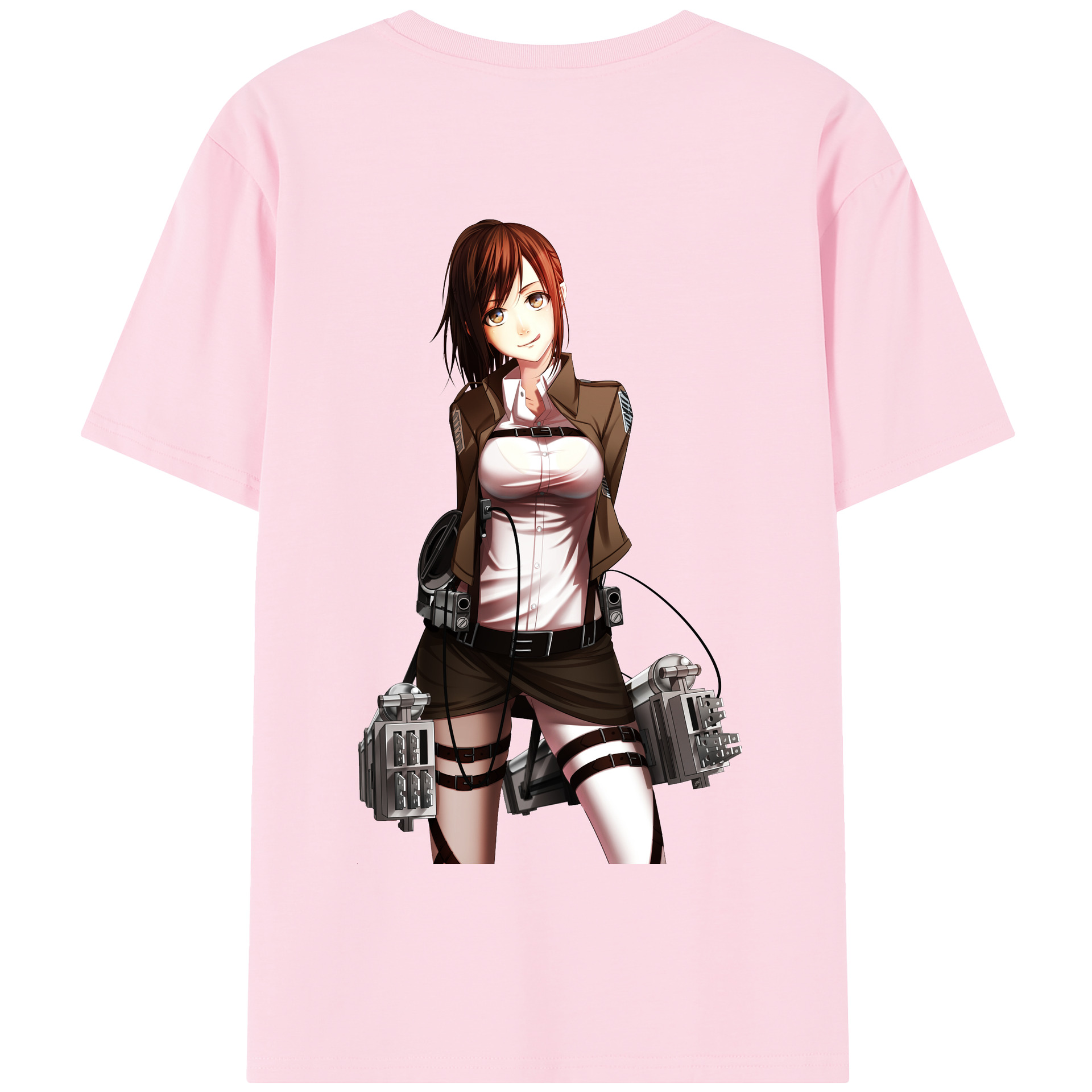 （画像用） 進撃の巨人 サシャ·ブラウス Attack on Titan Sasha Blaus 綿100％半袖Tシャツ（背面プリント）