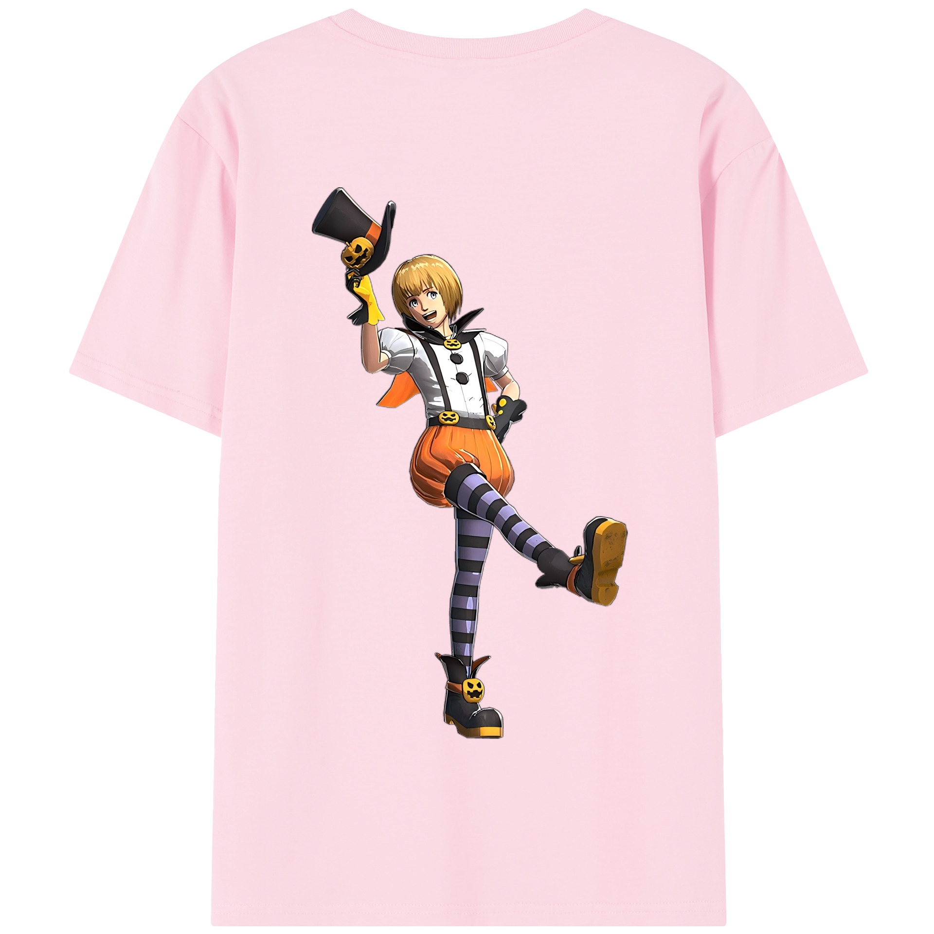 （画像用） 進撃の巨人 アルミン·アルレルト Attack on Titan Armin Arlert 綿100％半袖Tシャツ（背面プリント）