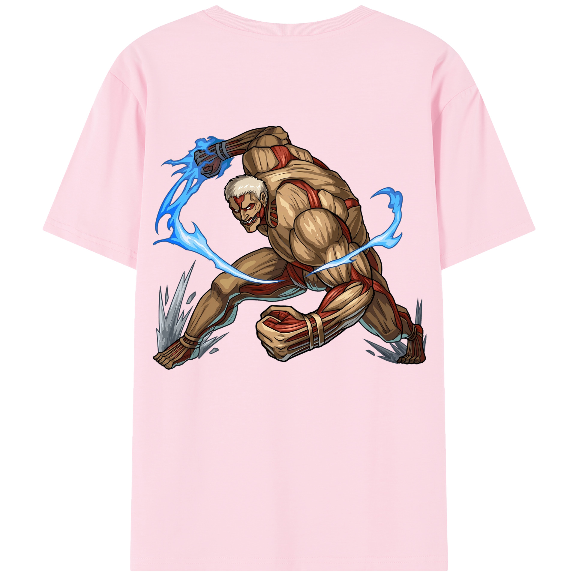 （画像用） 進撃の巨人 Attack on Titan 綿100％半袖Tシャツ（背面プリント）