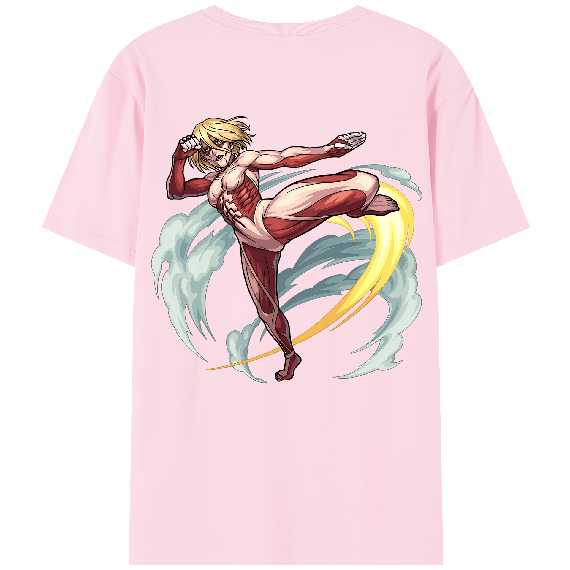 （画像用） 進撃の巨人 Attack on Titan 綿100％半袖Tシャツ（背面プリント）