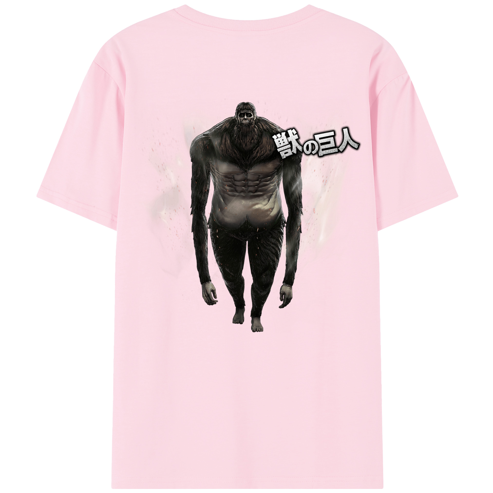 （画像用） 進撃の巨人 Attack on Titan 綿100％半袖Tシャツ（背面プリント）