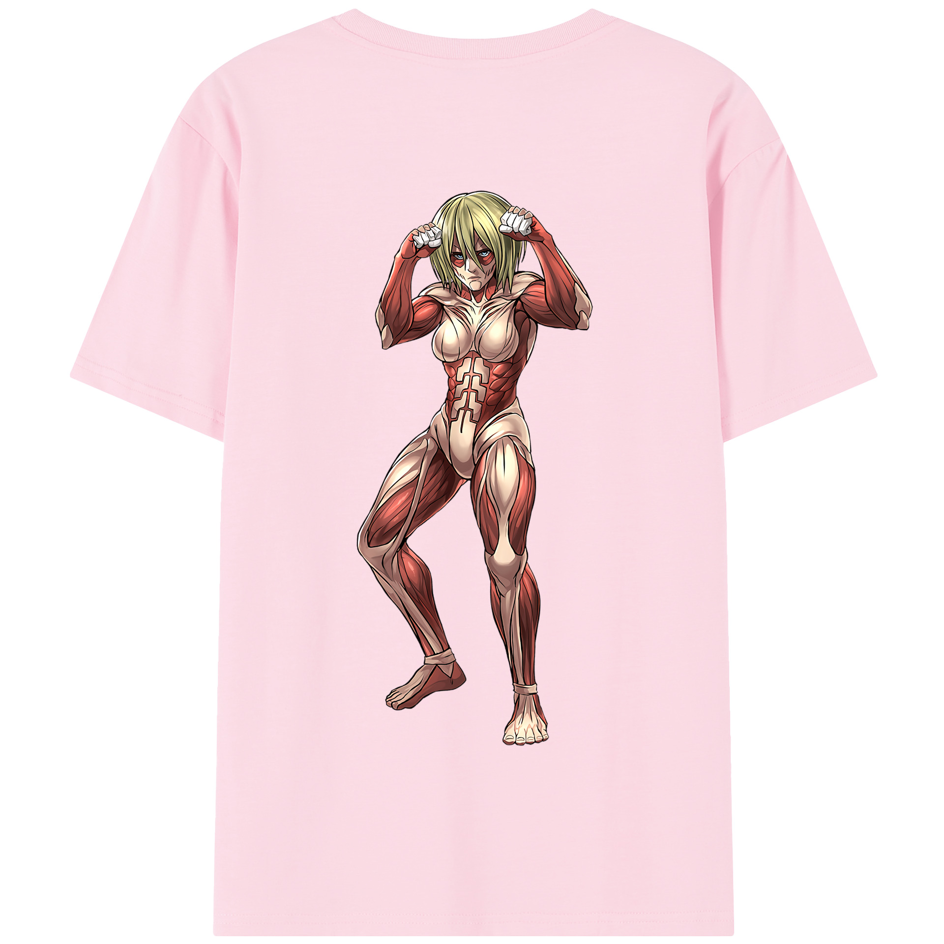 （画像用） 進撃の巨人 Attack on Titan 綿100％半袖Tシャツ（背面プリント）