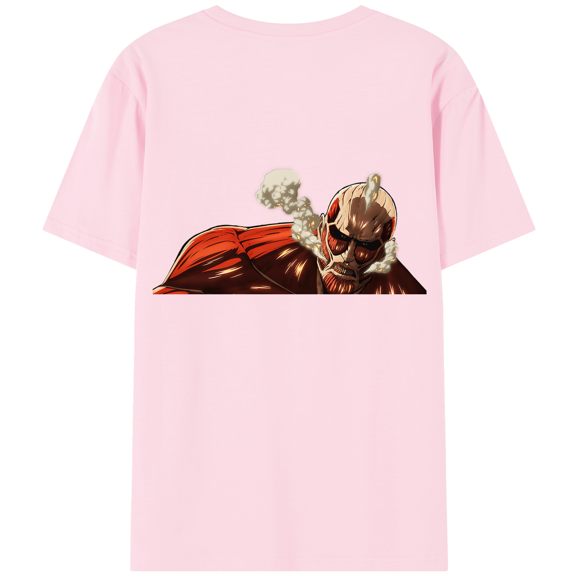 （画像用） 進撃の巨人 Attack on Titan 綿100％半袖Tシャツ（背面プリント）