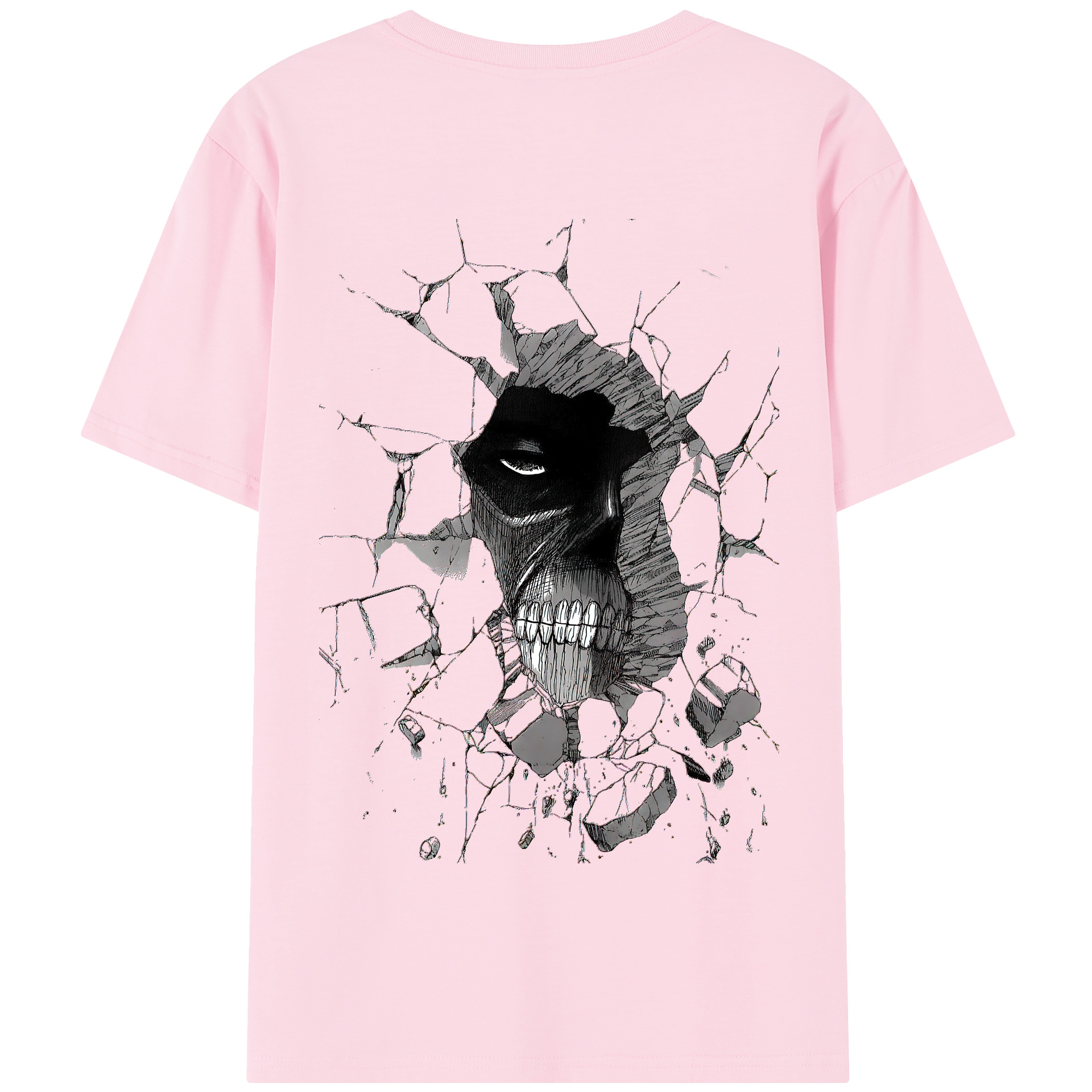 （画像用） 進撃の巨人 Attack on Titan 綿100％半袖Tシャツ（背面プリント）