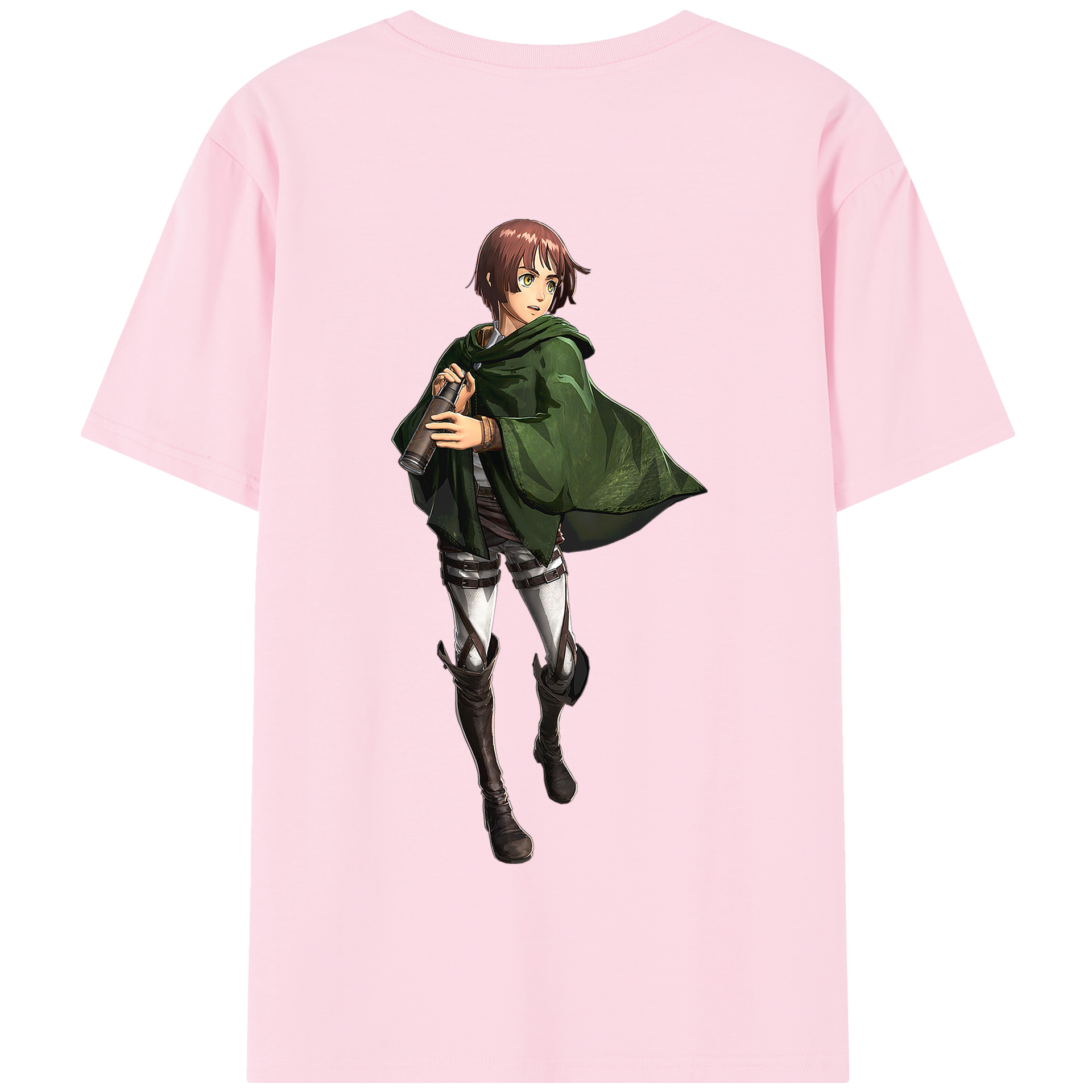 （画像用） 進撃の巨人 Attack on Titan 綿100％半袖Tシャツ（背面プリント）