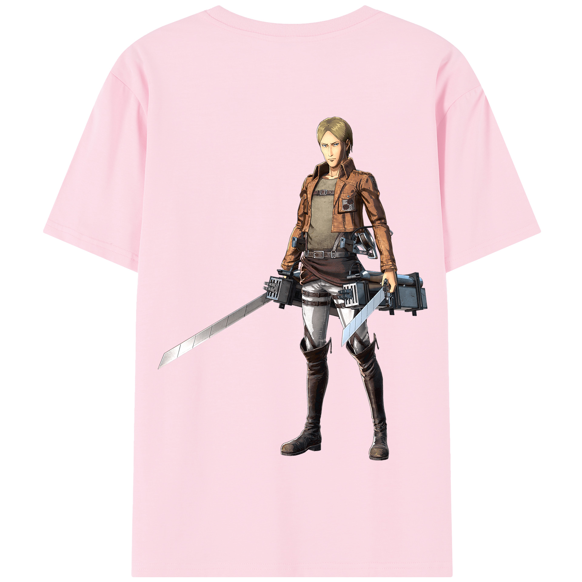 （画像用） 進撃の巨人 Attack on Titan 綿100％半袖Tシャツ（背面プリント）