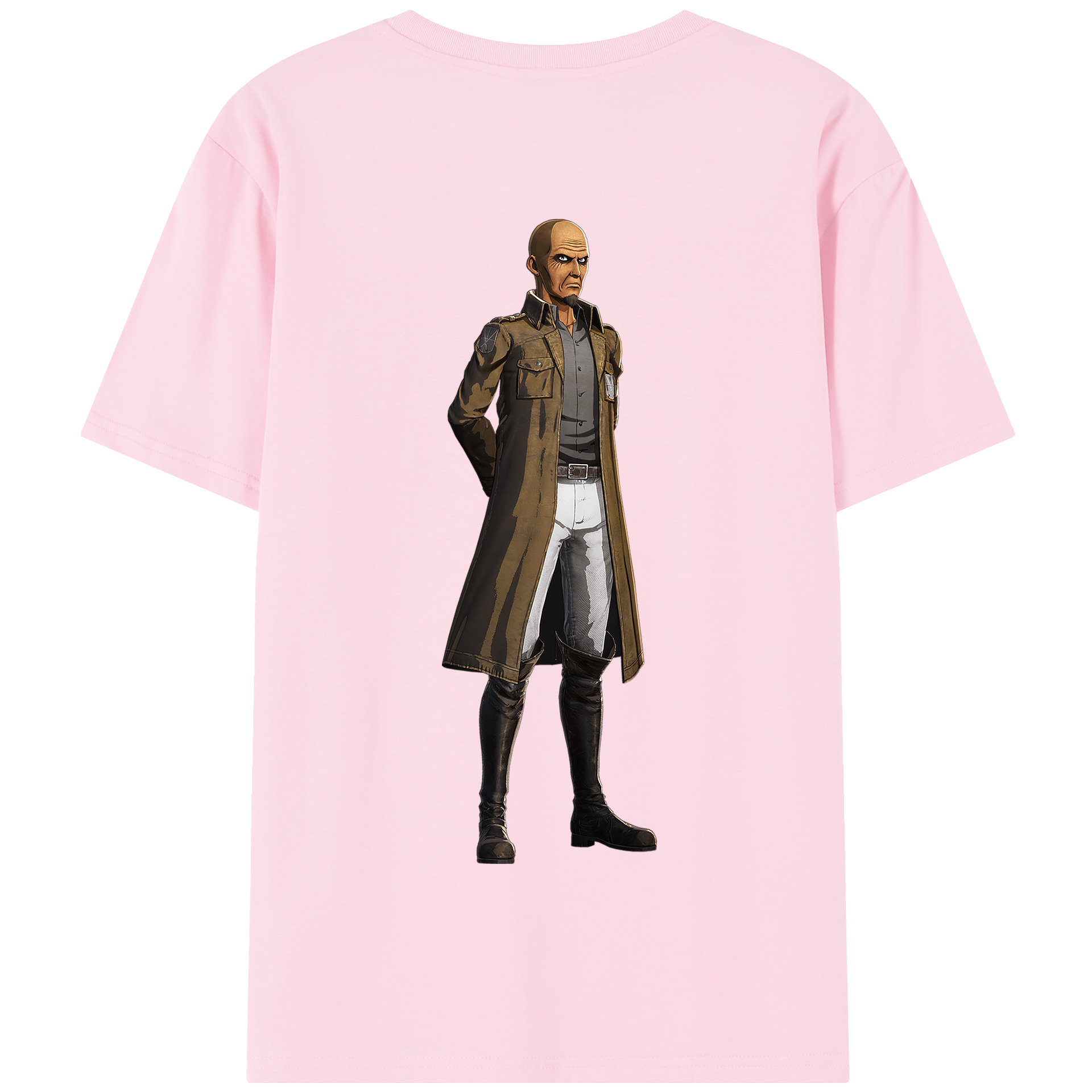 （画像用） 進撃の巨人 Attack on Titan 綿100％半袖Tシャツ（背面プリント）