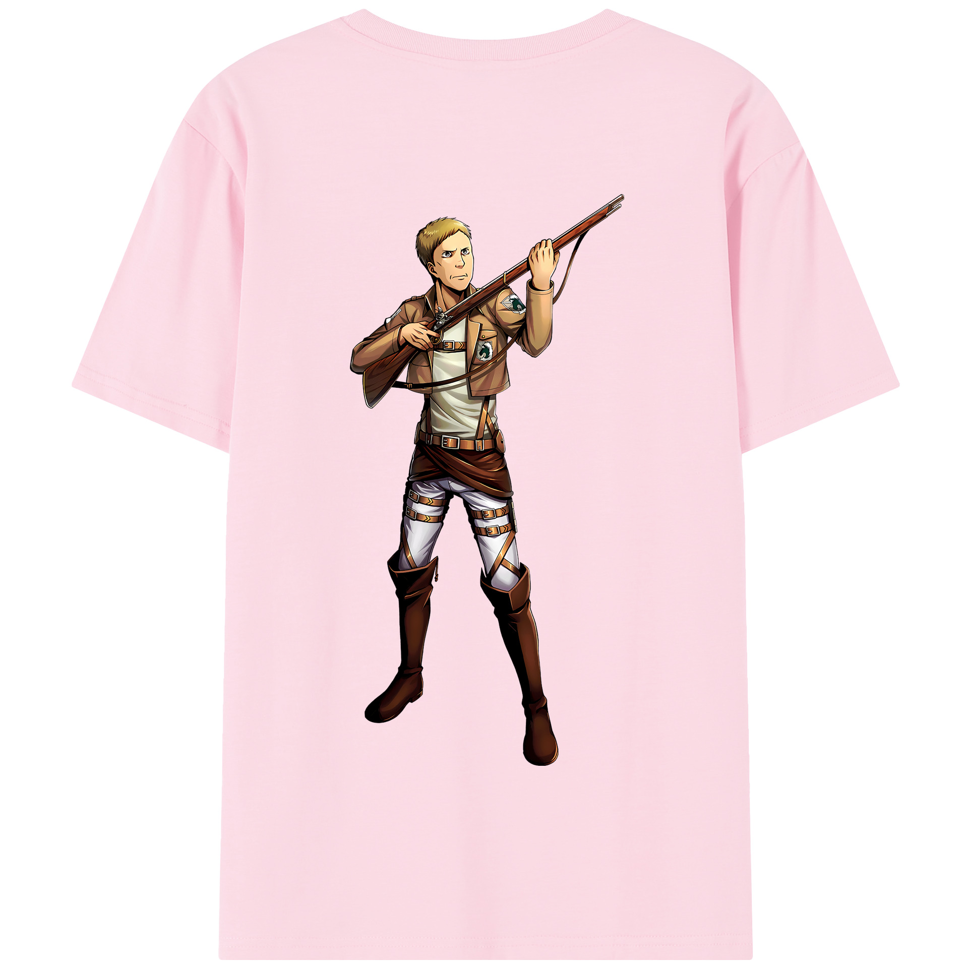 （画像用） 進撃の巨人 Attack on Titan 綿100％半袖Tシャツ（背面プリント）