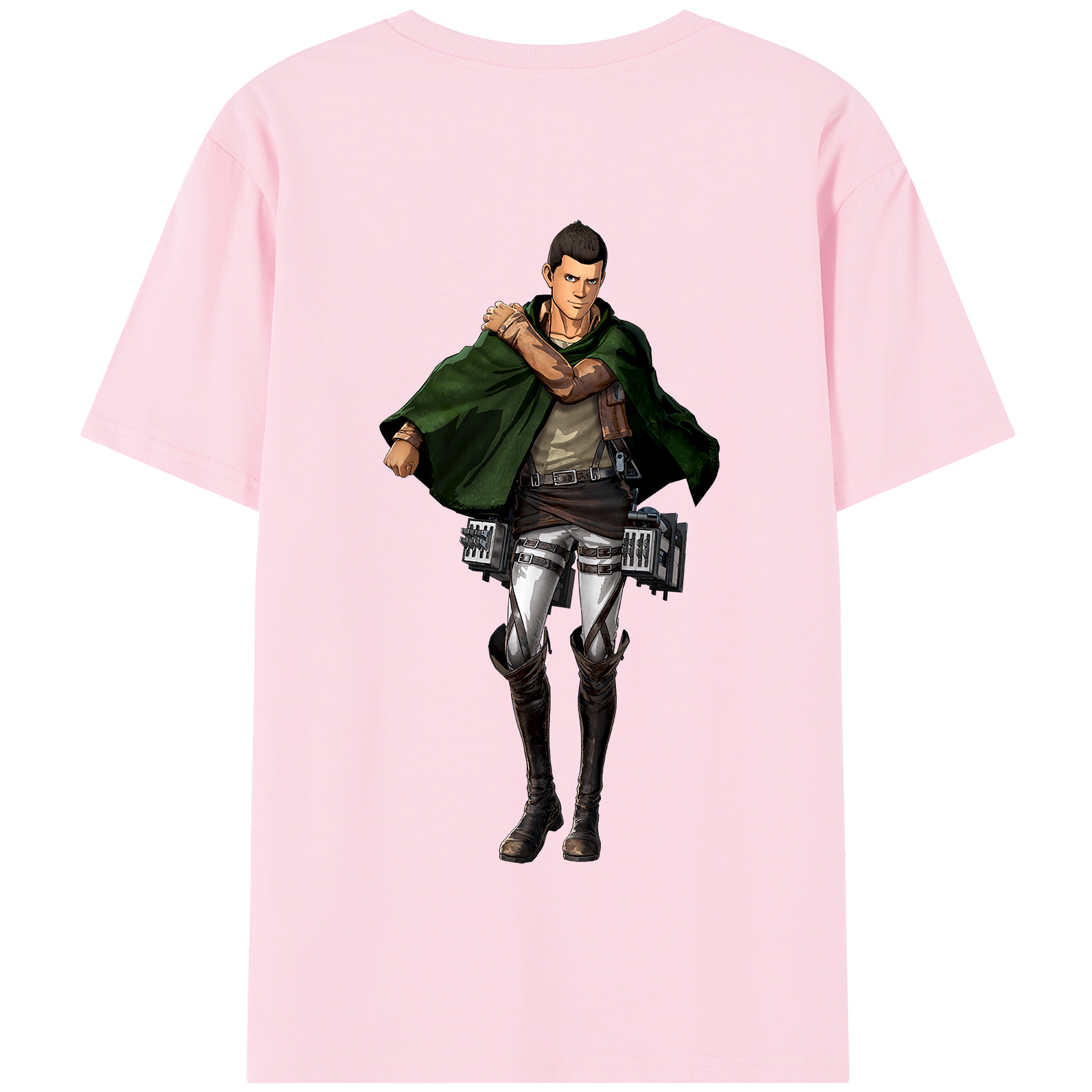 （画像用） 進撃の巨人 Attack on Titan 綿100％半袖Tシャツ（背面プリント）