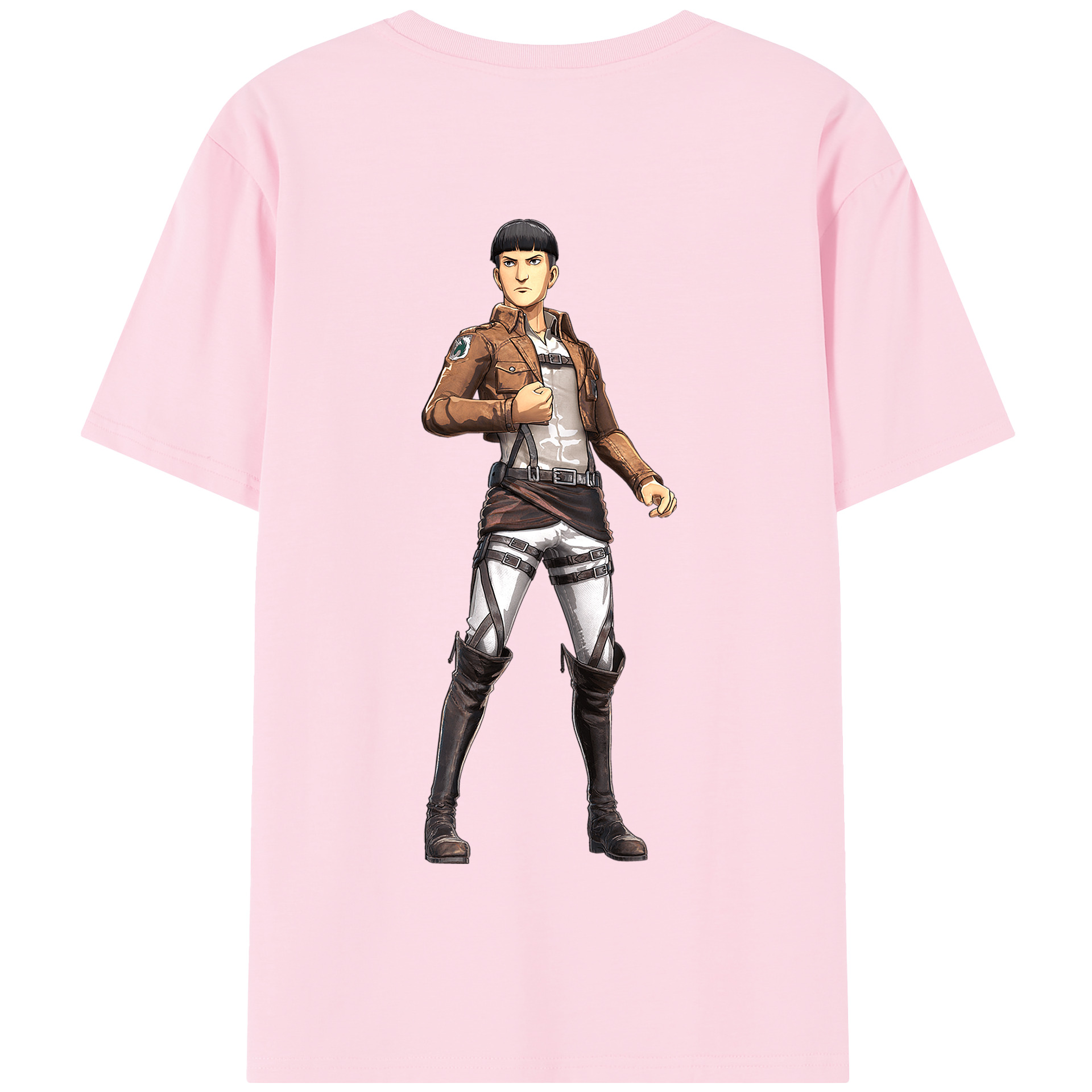 （画像用） 進撃の巨人 Attack on Titan 綿100％半袖Tシャツ（背面プリント）