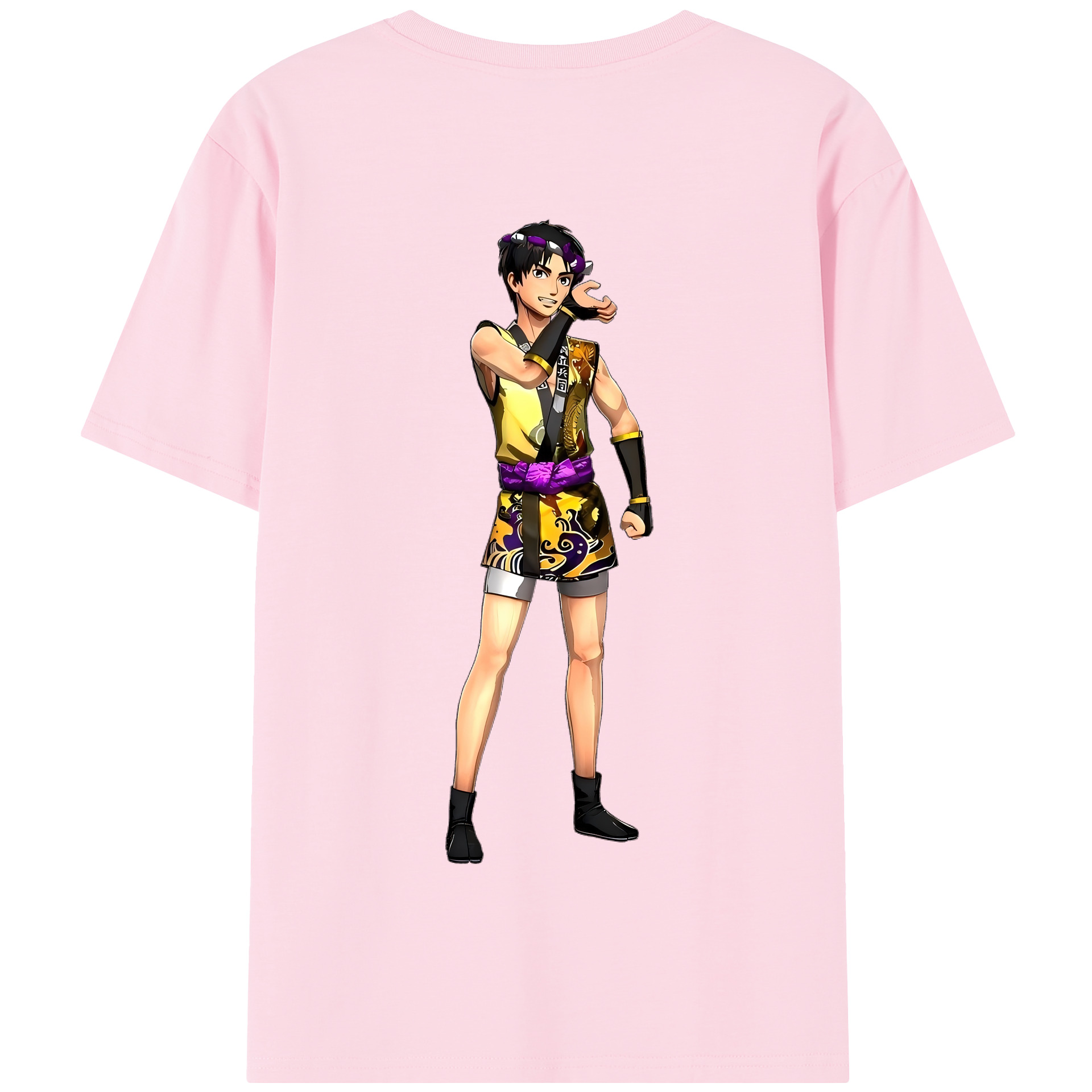 （画像用） 進撃の巨人 リヴァイ·アッカーマン Attack on Titan Levi Ackerman 綿100％半袖Tシャツ（背面プリント）