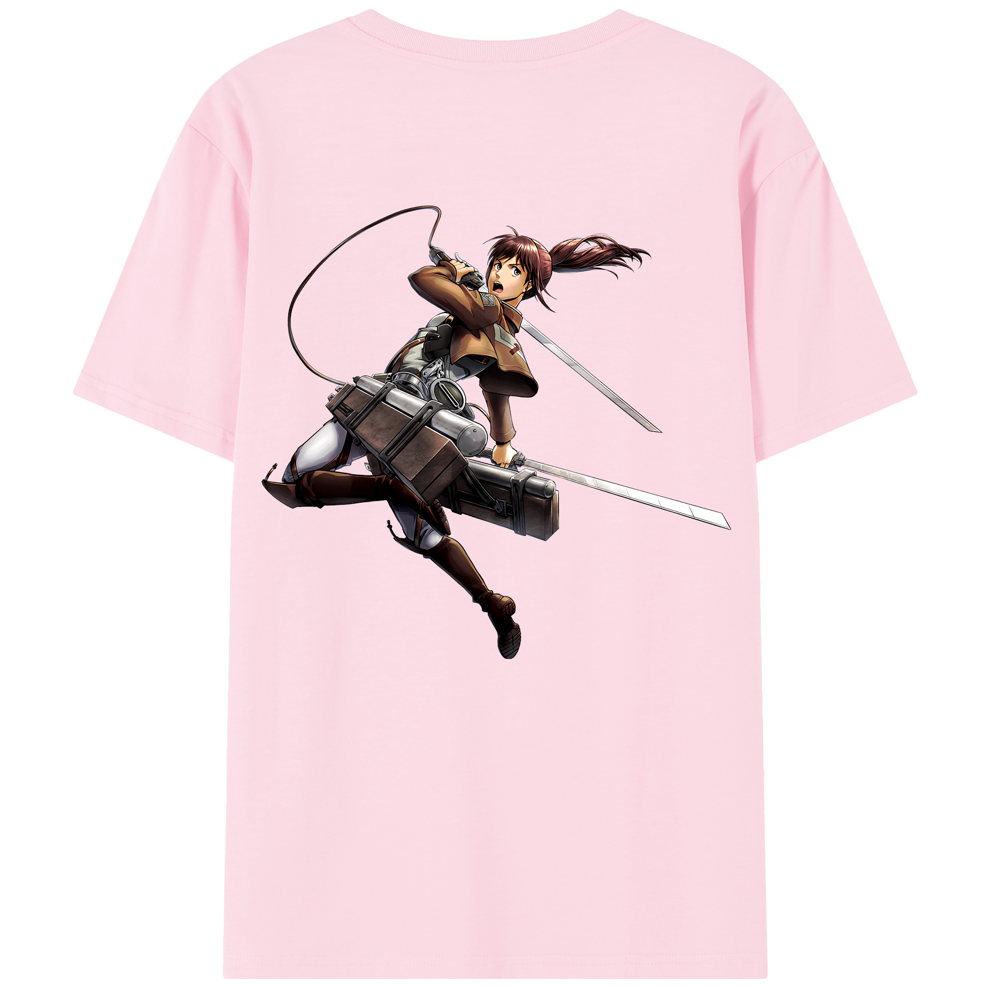 （画像用） 進撃の巨人 サシャ·ブラウス Attack on Titan Sasha Blaus 綿100％半袖Tシャツ（背面プリント）