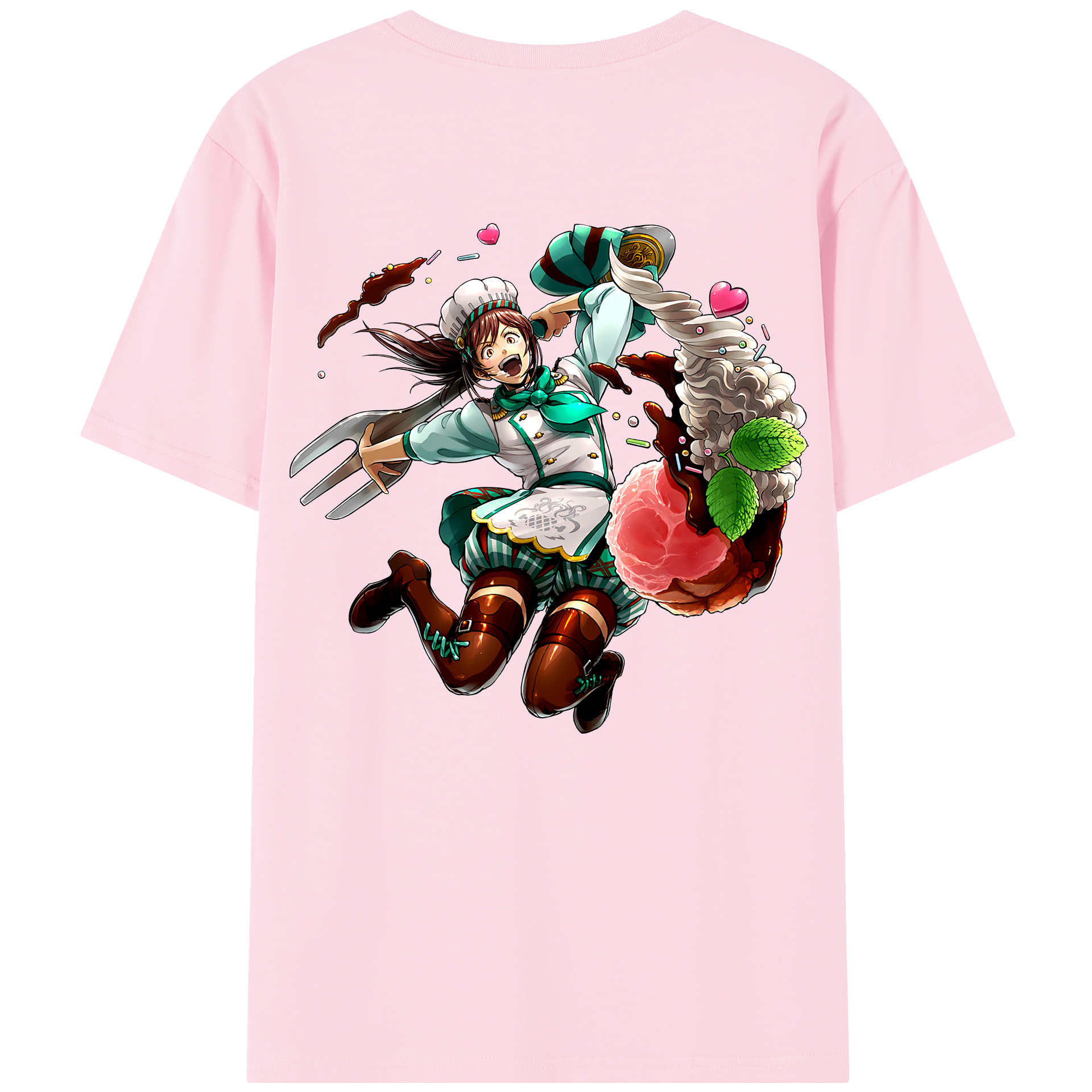（画像用） 進撃の巨人 サシャ·ブラウス Attack on Titan Sasha Blaus 綿100％半袖Tシャツ（背面プリント）