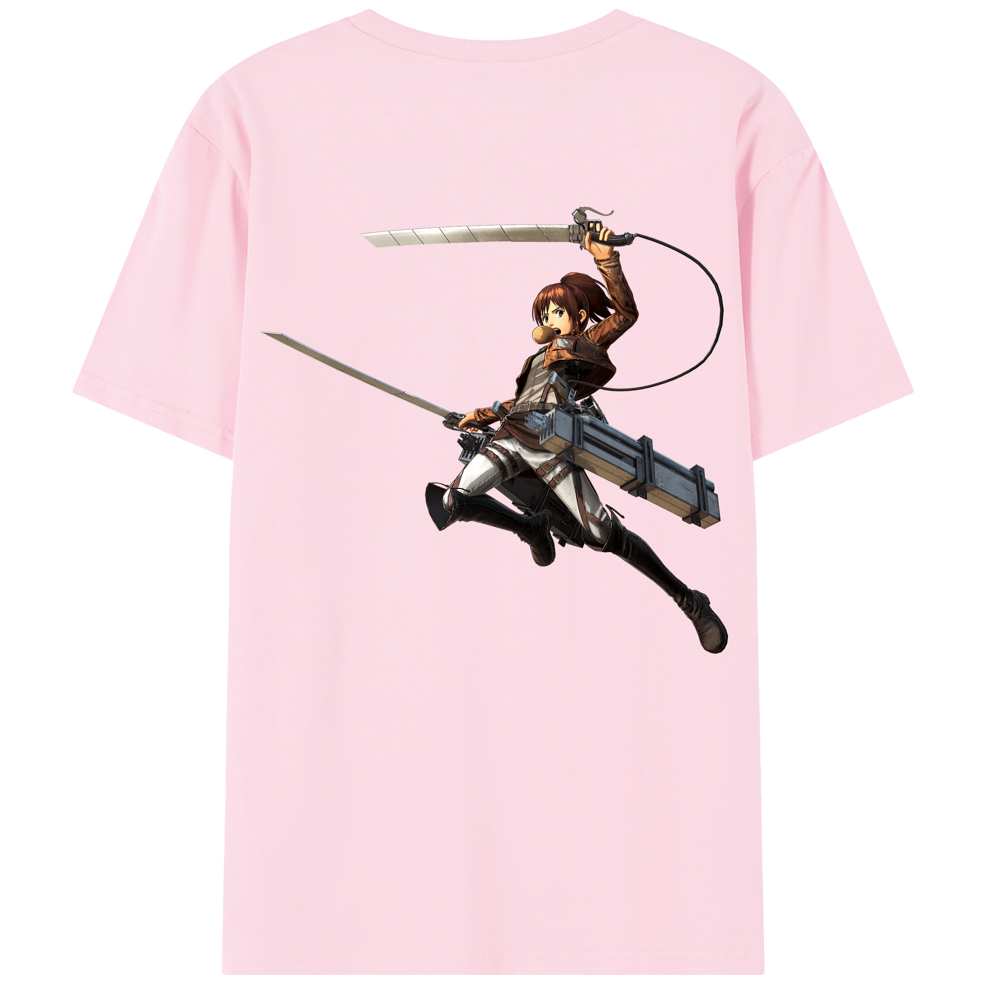（画像用） 進撃の巨人 サシャ·ブラウス Attack on Titan Sasha Blaus 綿100％半袖Tシャツ（背面プリント）