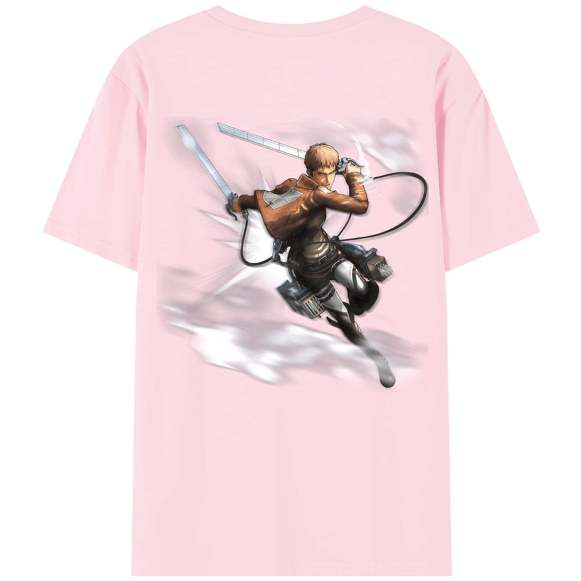 （画像用） 進撃の巨人 ジャン・キルシュタイン Attack on Titan Jean Kirstein 綿100％半袖Tシャツ（背面プリント）