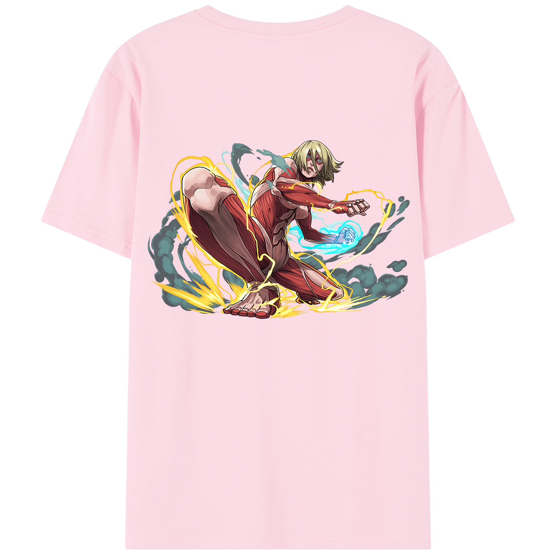 （画像用） 進撃の巨人 Attack on Titan 綿100％半袖Tシャツ（背面プリント）