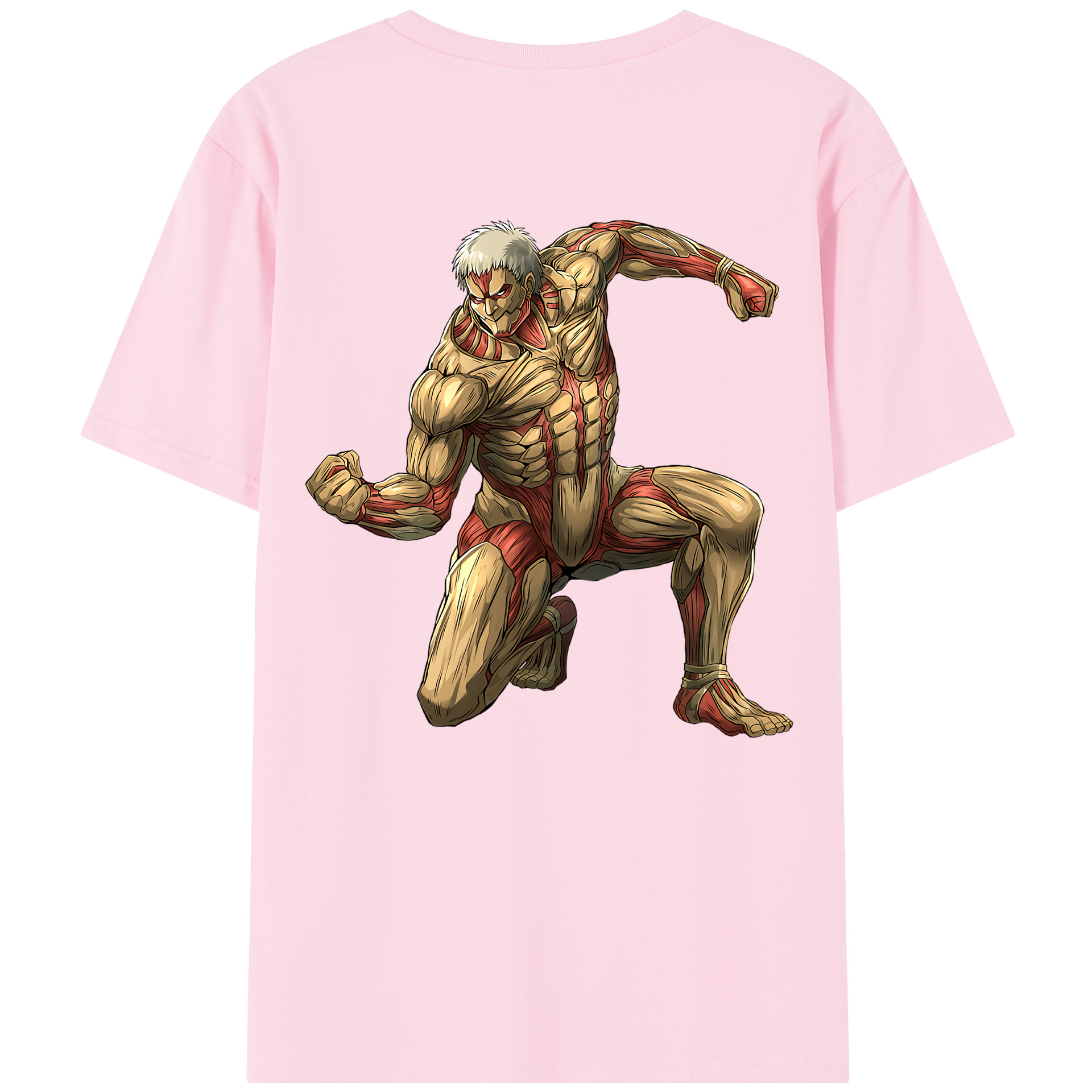 （画像用） 進撃の巨人 Attack on Titan 綿100％半袖Tシャツ（背面プリント）