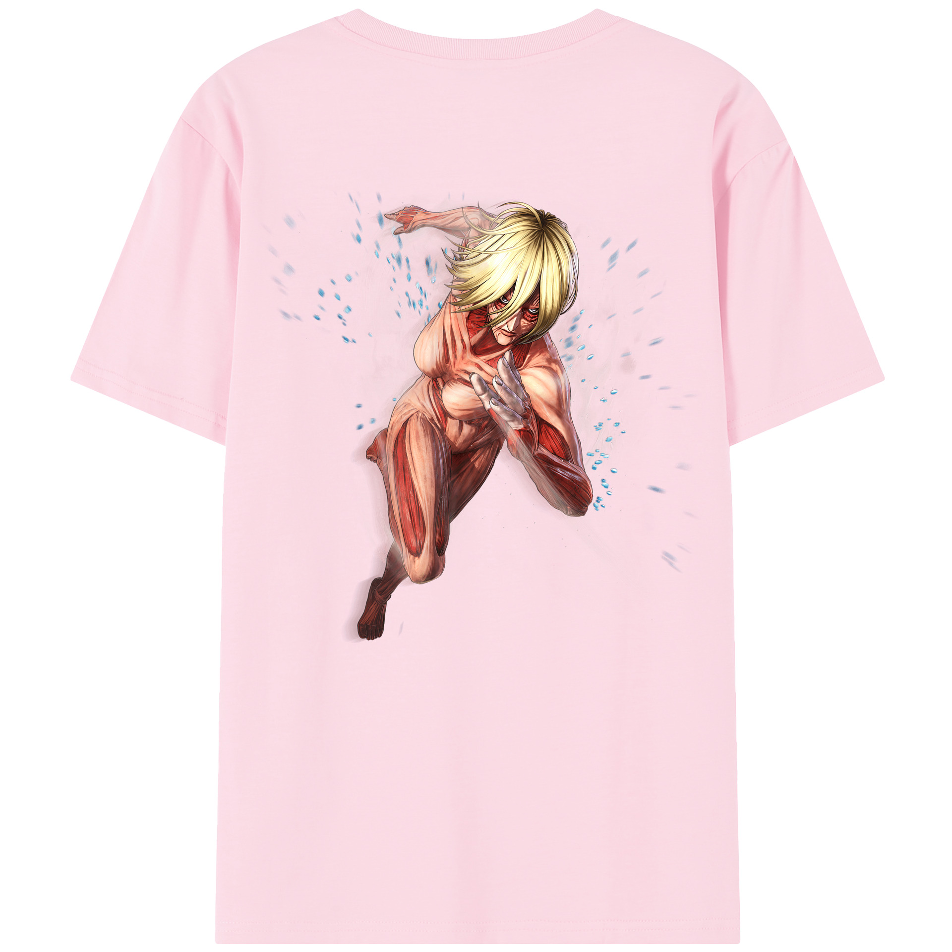 （画像用） 進撃の巨人 Attack on Titan 綿100％半袖Tシャツ（背面プリント）
