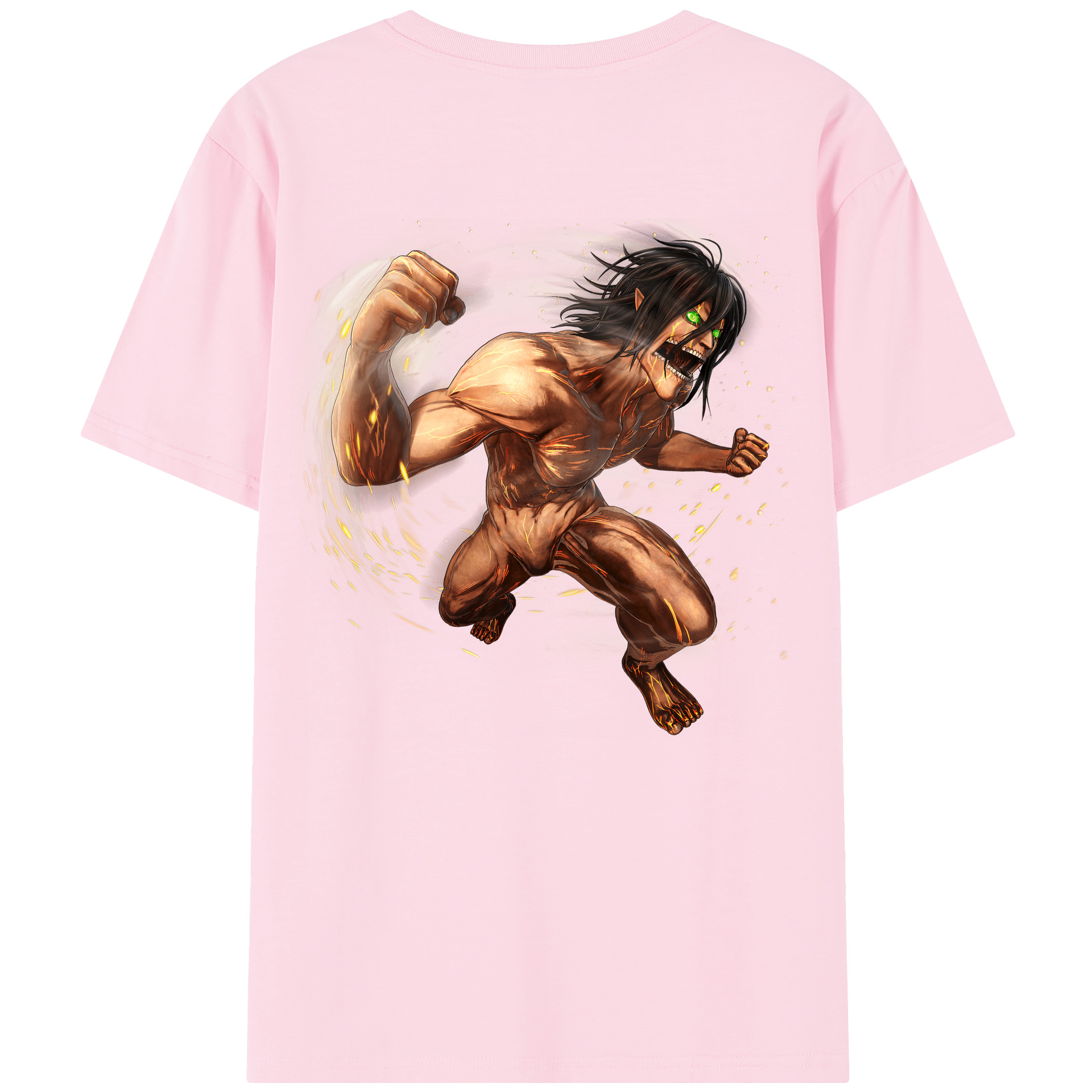 （画像用） 進撃の巨人 Attack on Titan 綿100％半袖Tシャツ（背面プリント）
