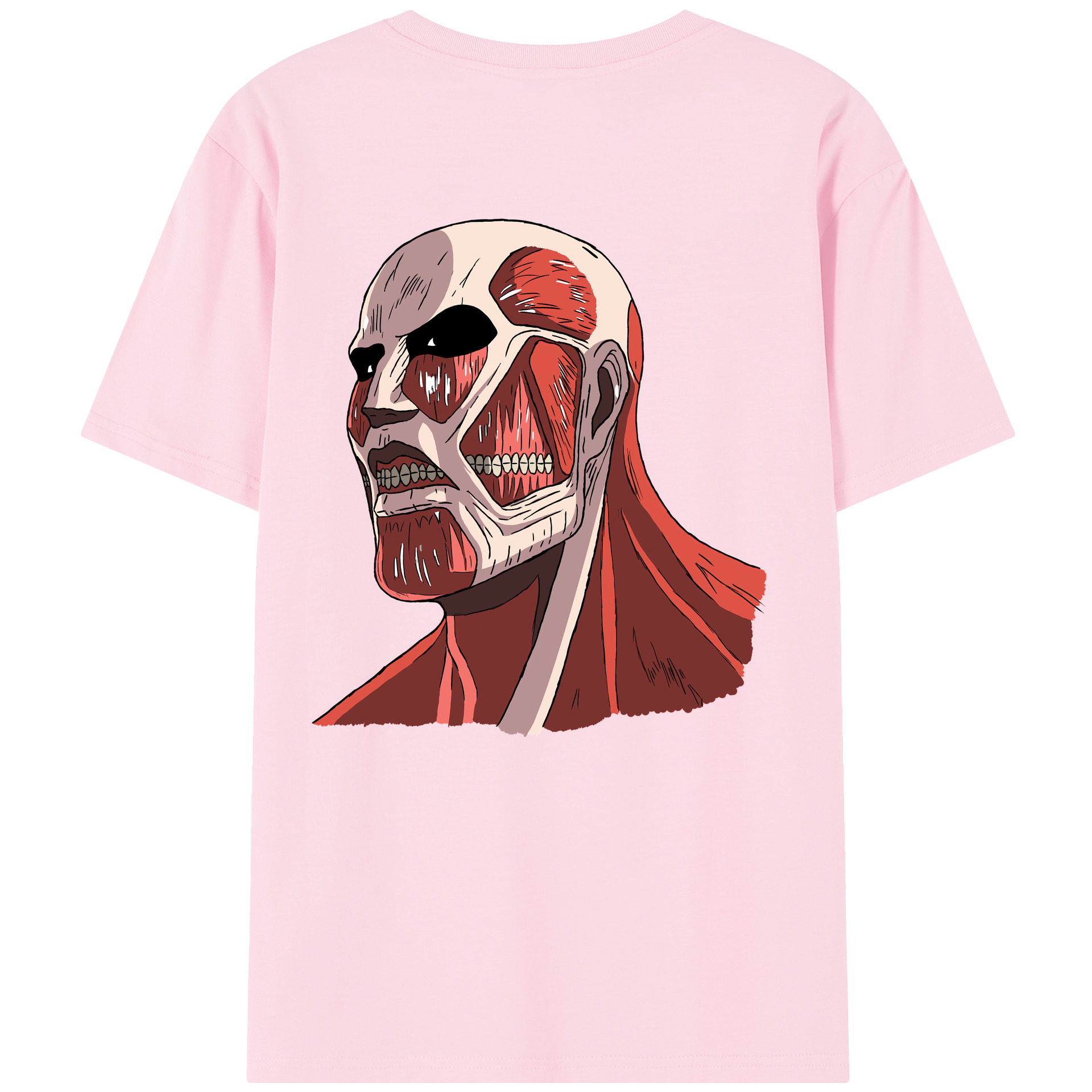 （画像用） 進撃の巨人 Attack on Titan 綿100％半袖Tシャツ（背面プリント）