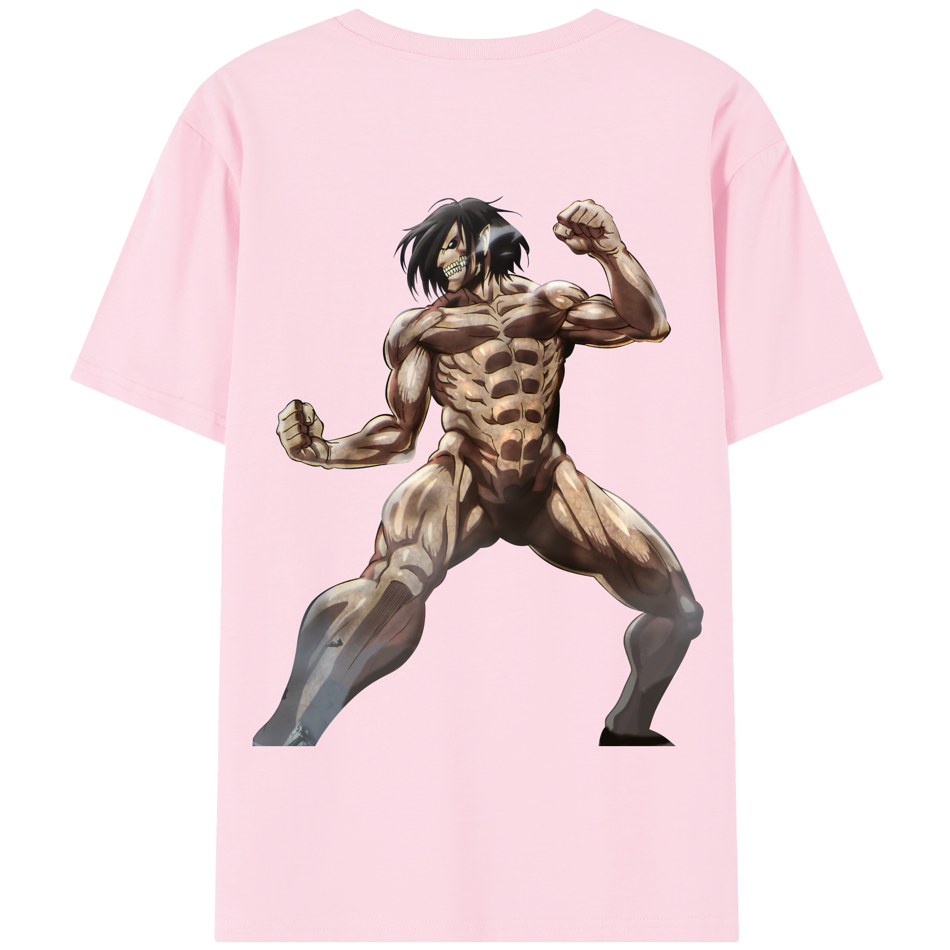 （画像用） 進撃の巨人 Attack on Titan 綿100％半袖Tシャツ（背面プリント）