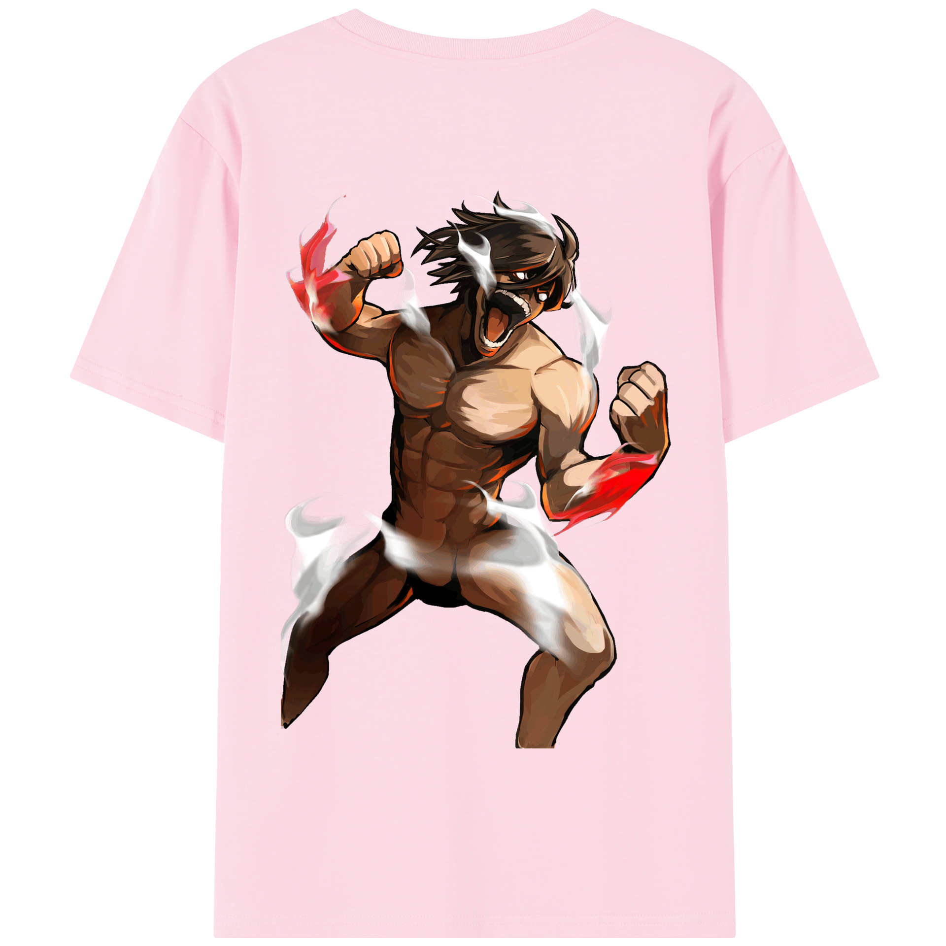 （画像用） 進撃の巨人 Attack on Titan 綿100％半袖Tシャツ（背面プリント）