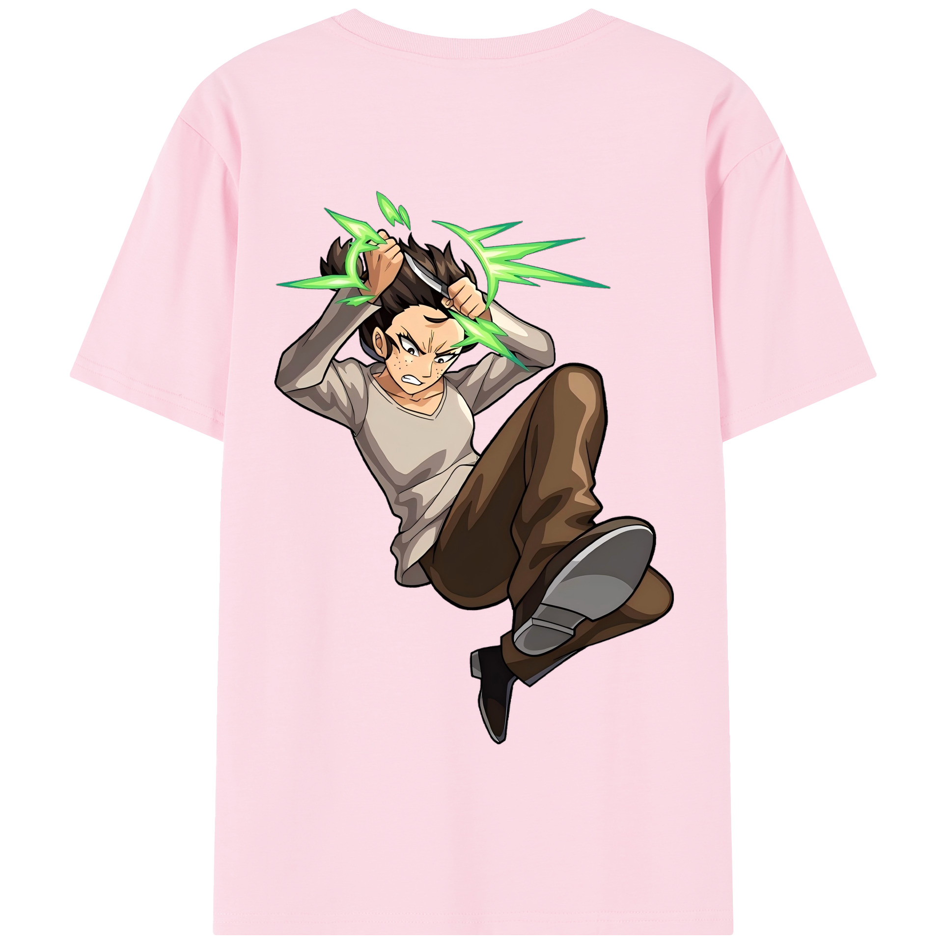 （画像用） 進撃の巨人 Attack on Titan 綿100％半袖Tシャツ（背面プリント）
