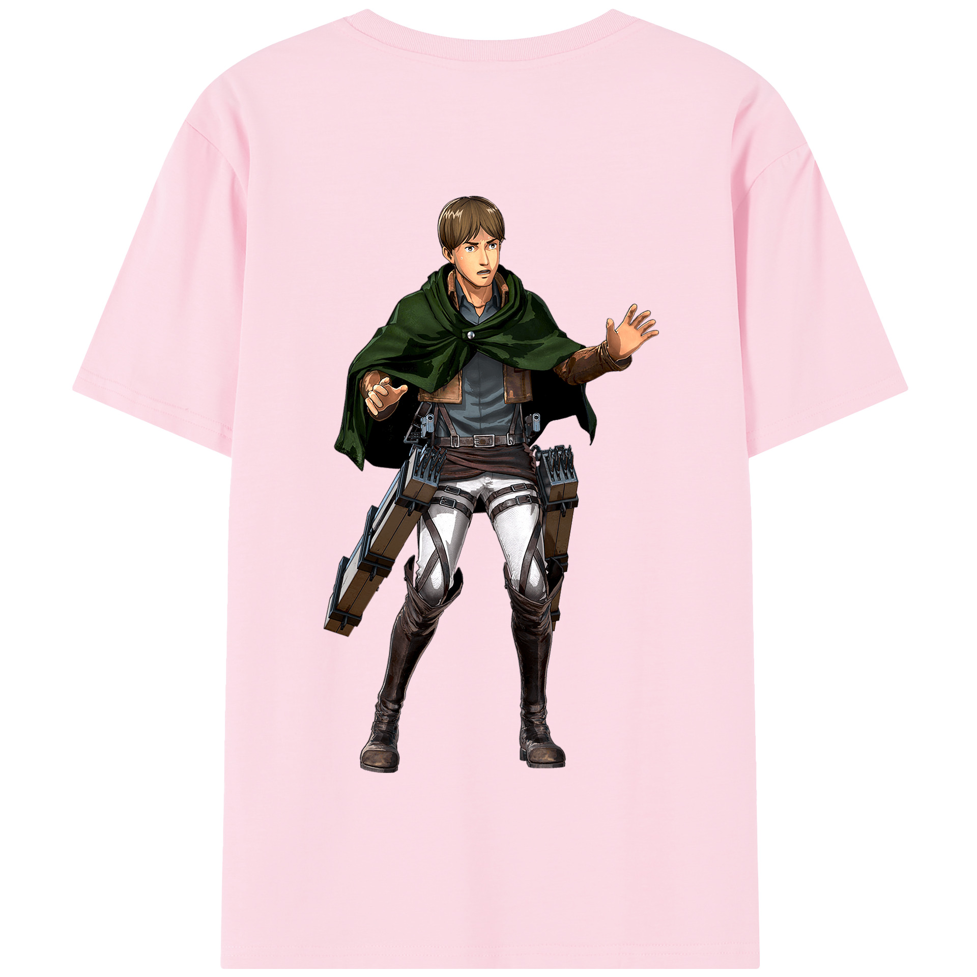 （画像用） 進撃の巨人 Attack on Titan 綿100％半袖Tシャツ（背面プリント）