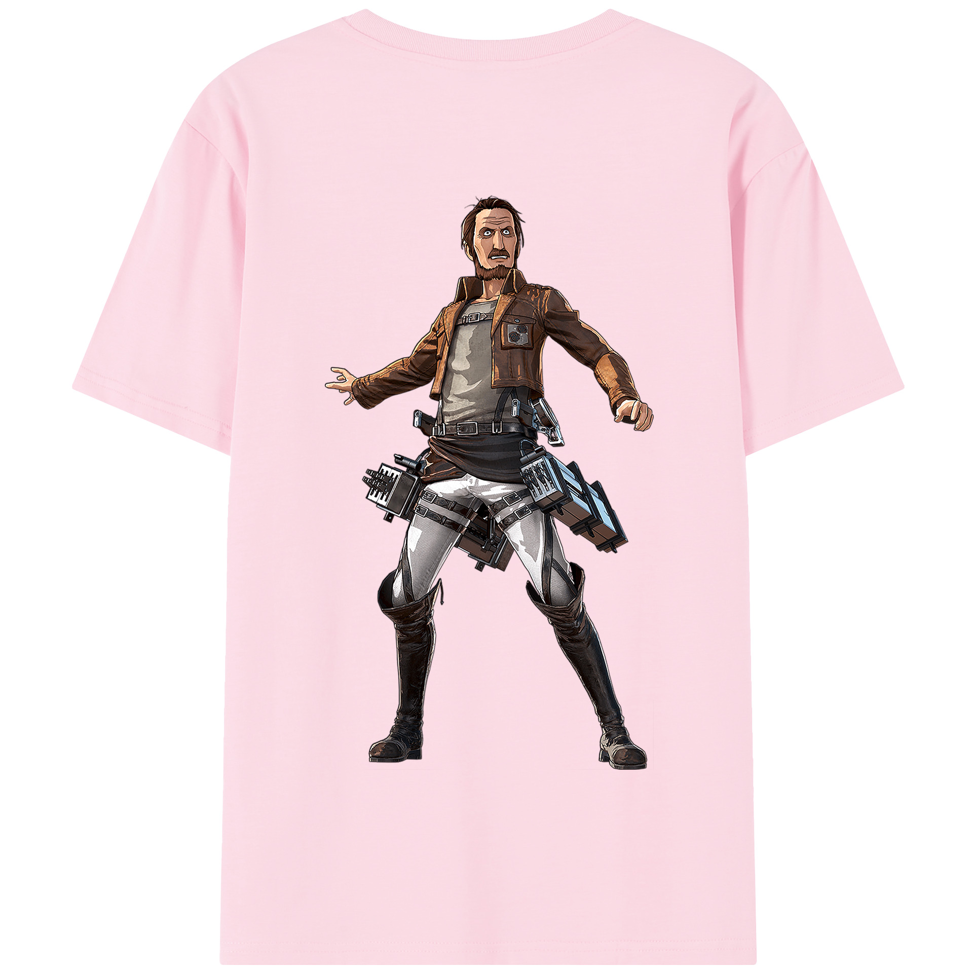 （画像用） 進撃の巨人 Attack on Titan 綿100％半袖Tシャツ（背面プリント）