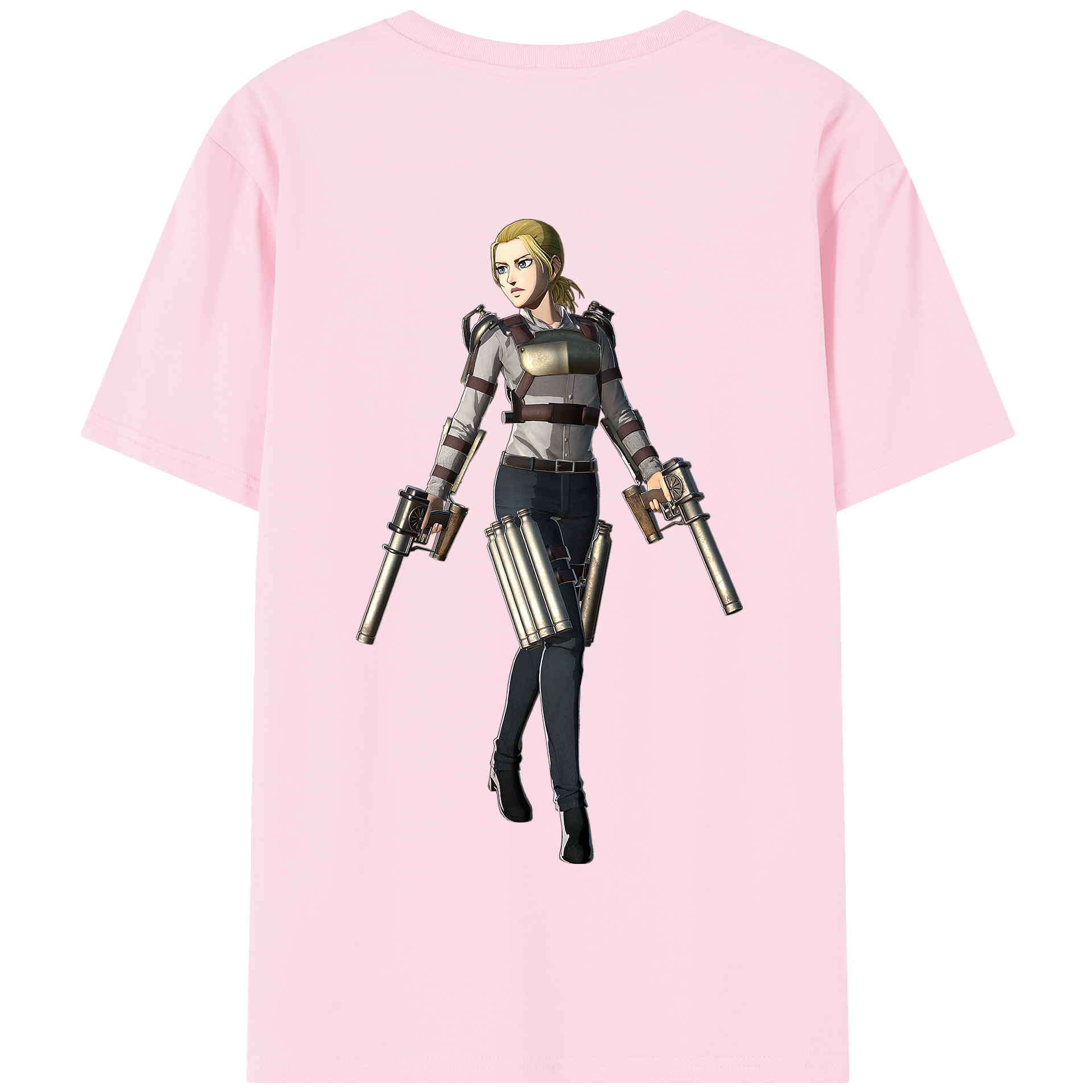 （画像用） 進撃の巨人 Attack on Titan 綿100％半袖Tシャツ（背面プリント）