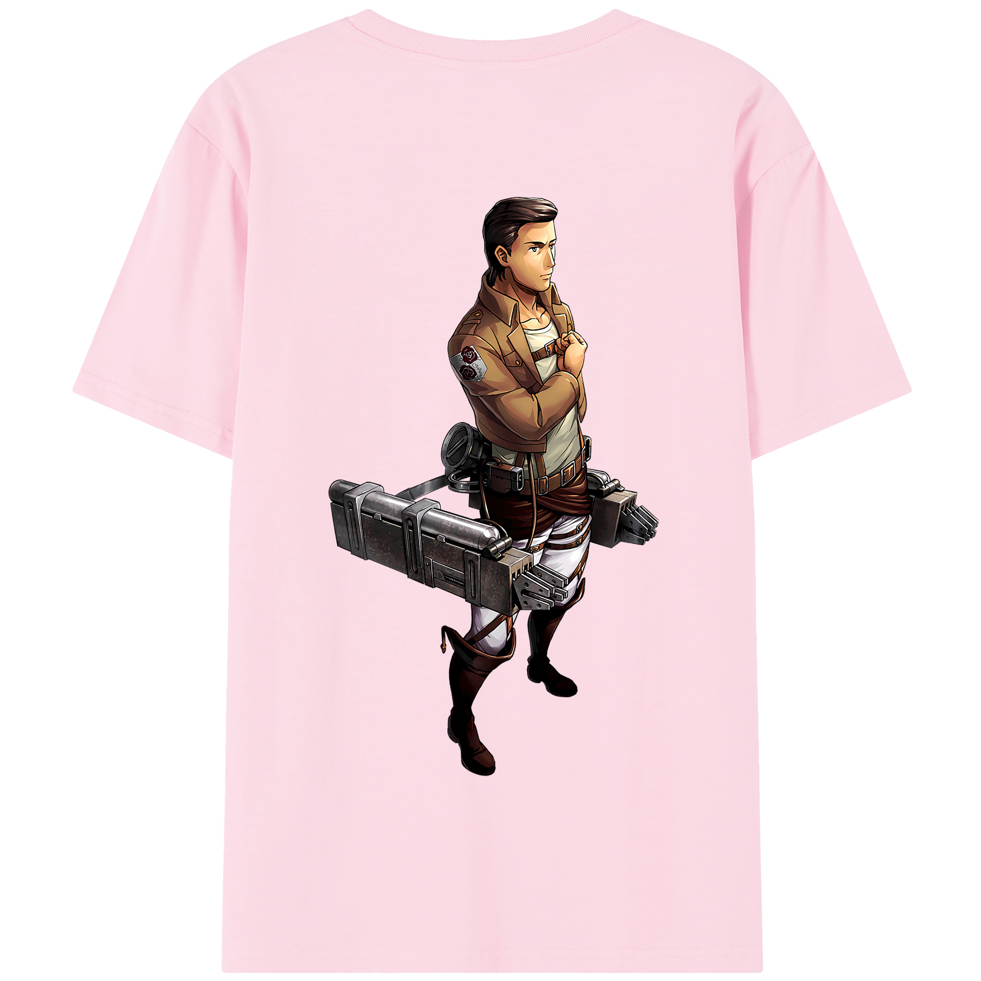 （画像用） 進撃の巨人 Attack on Titan 綿100％半袖Tシャツ（背面プリント）