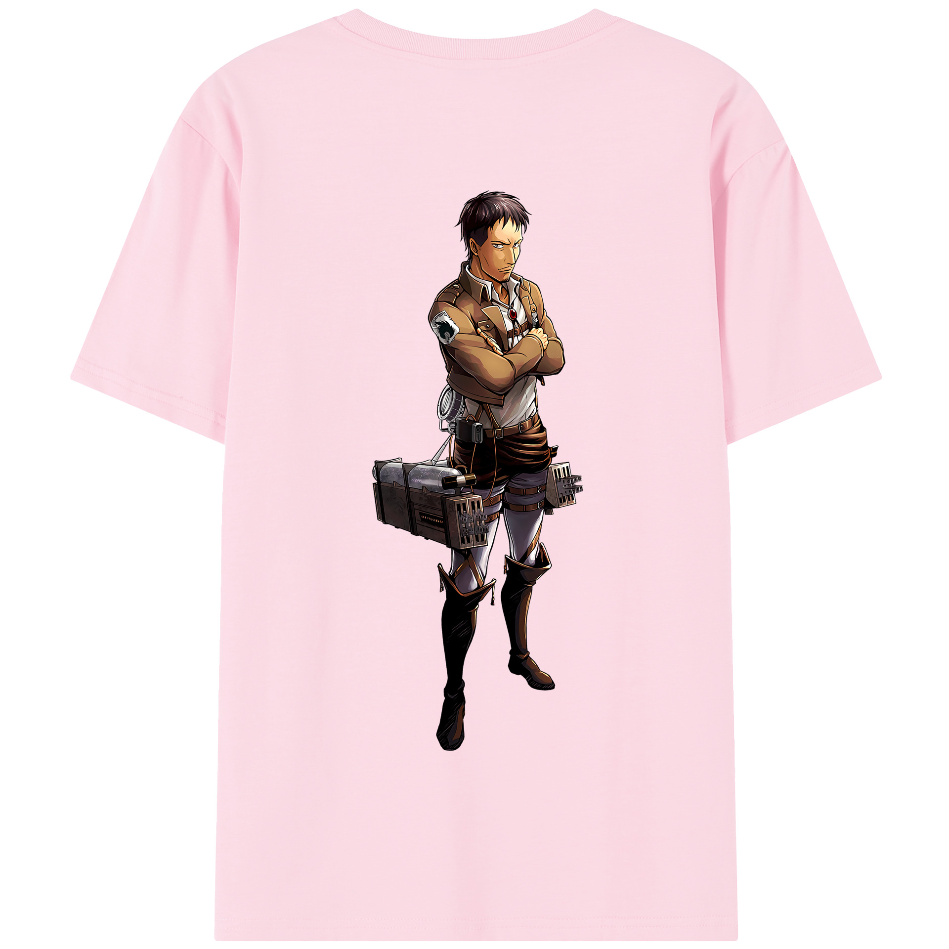 （画像用） 進撃の巨人 Attack on Titan 綿100％半袖Tシャツ（背面プリント）
