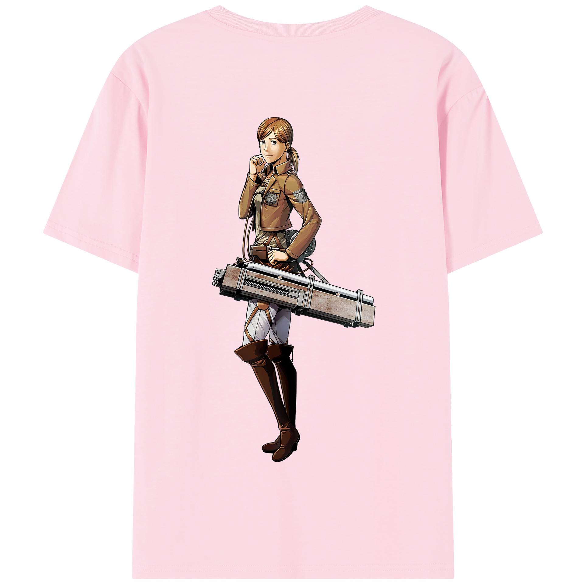 （画像用） 進撃の巨人 Attack on Titan 綿100％半袖Tシャツ（背面プリント）