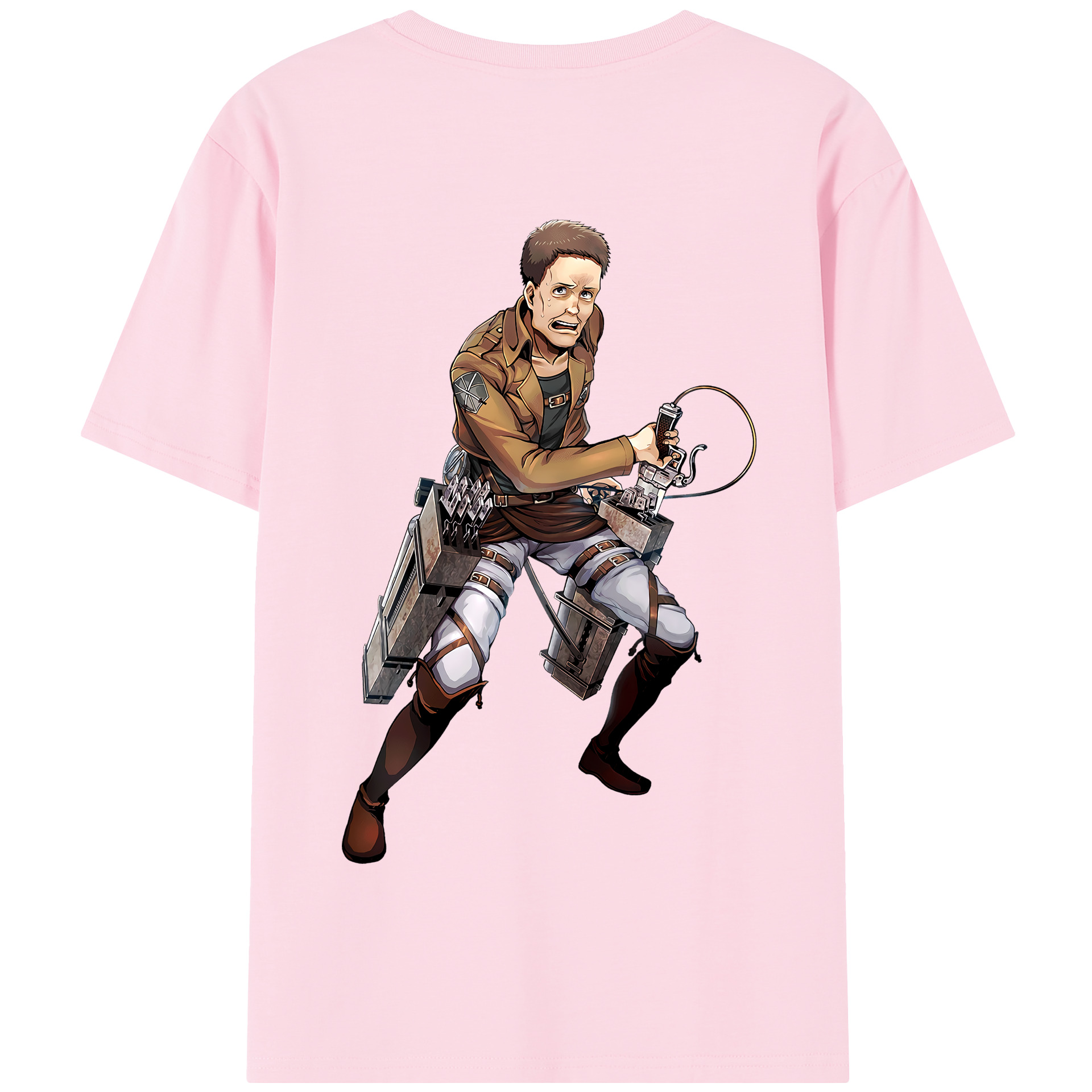 （画像用） 進撃の巨人 Attack on Titan 綿100％半袖Tシャツ（背面プリント）