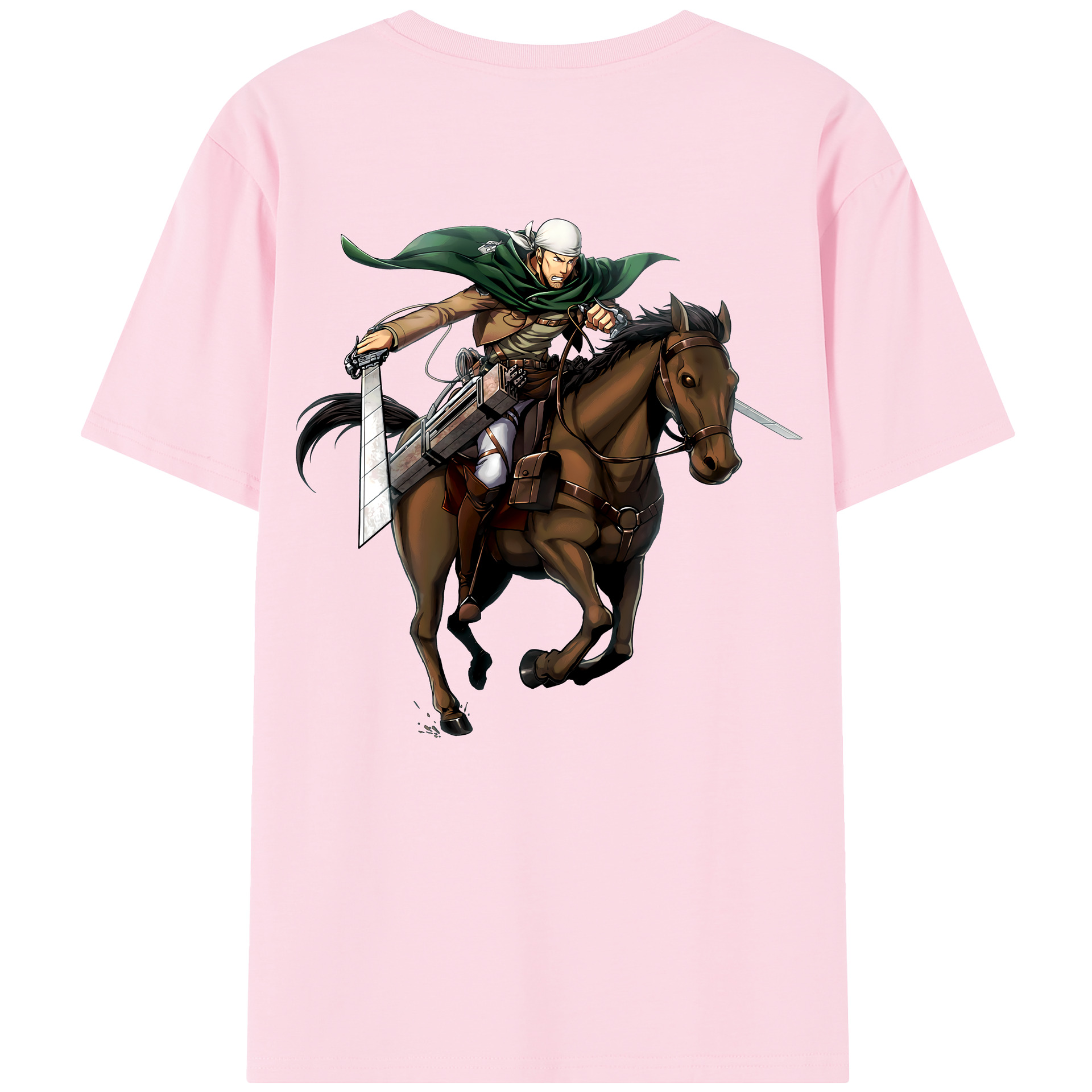 （画像用） 進撃の巨人 Attack on Titan 綿100％半袖Tシャツ（背面プリント）
