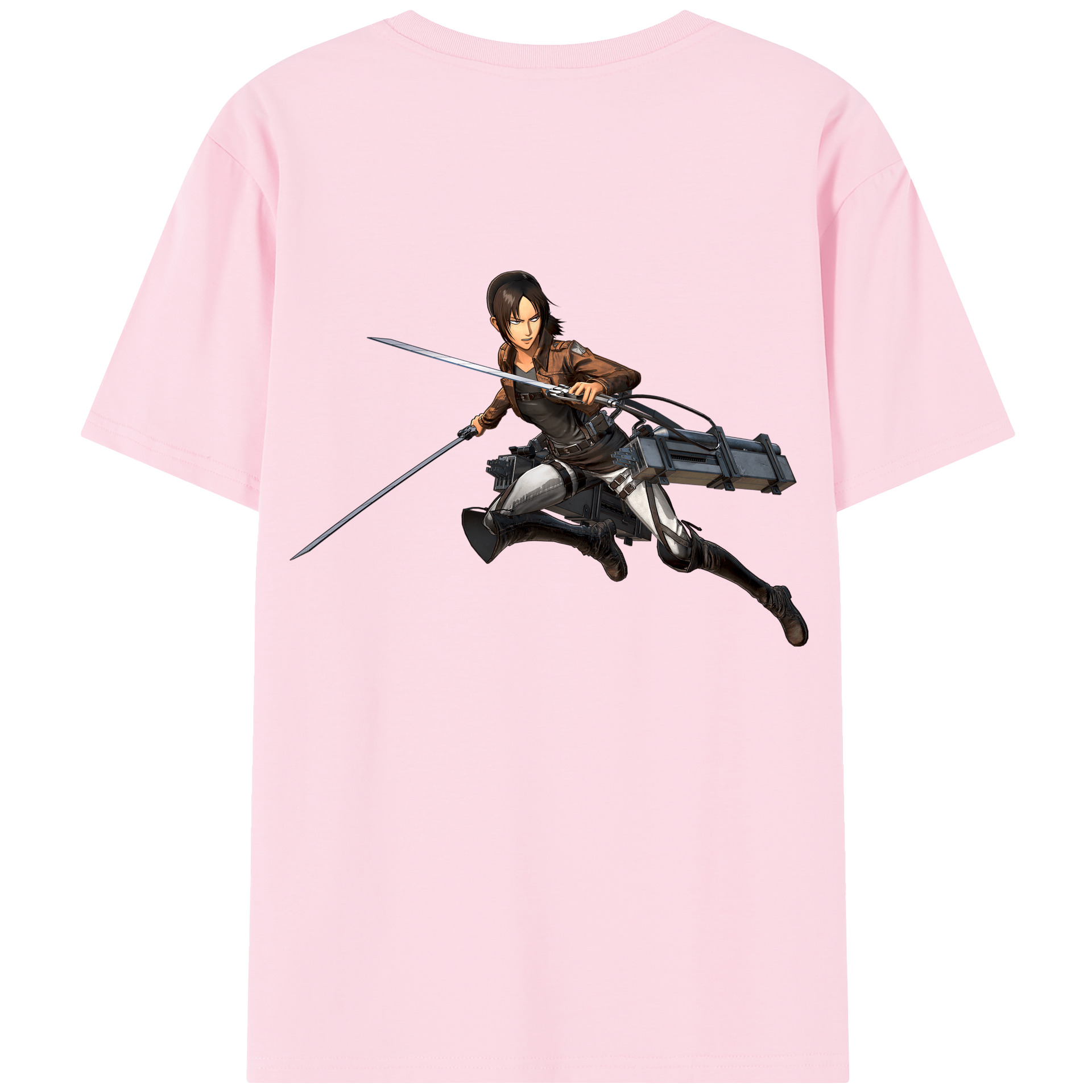 （画像用） 進撃の巨人 Attack on Titan 綿100％半袖Tシャツ（背面プリント）
